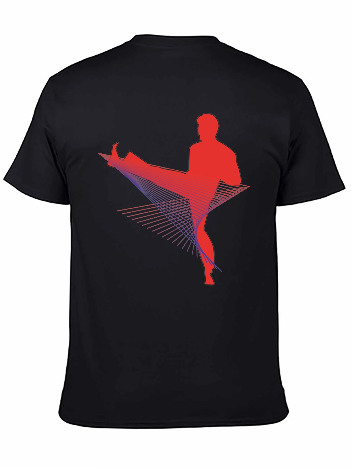 Martial Arts Graphic Tee - Black