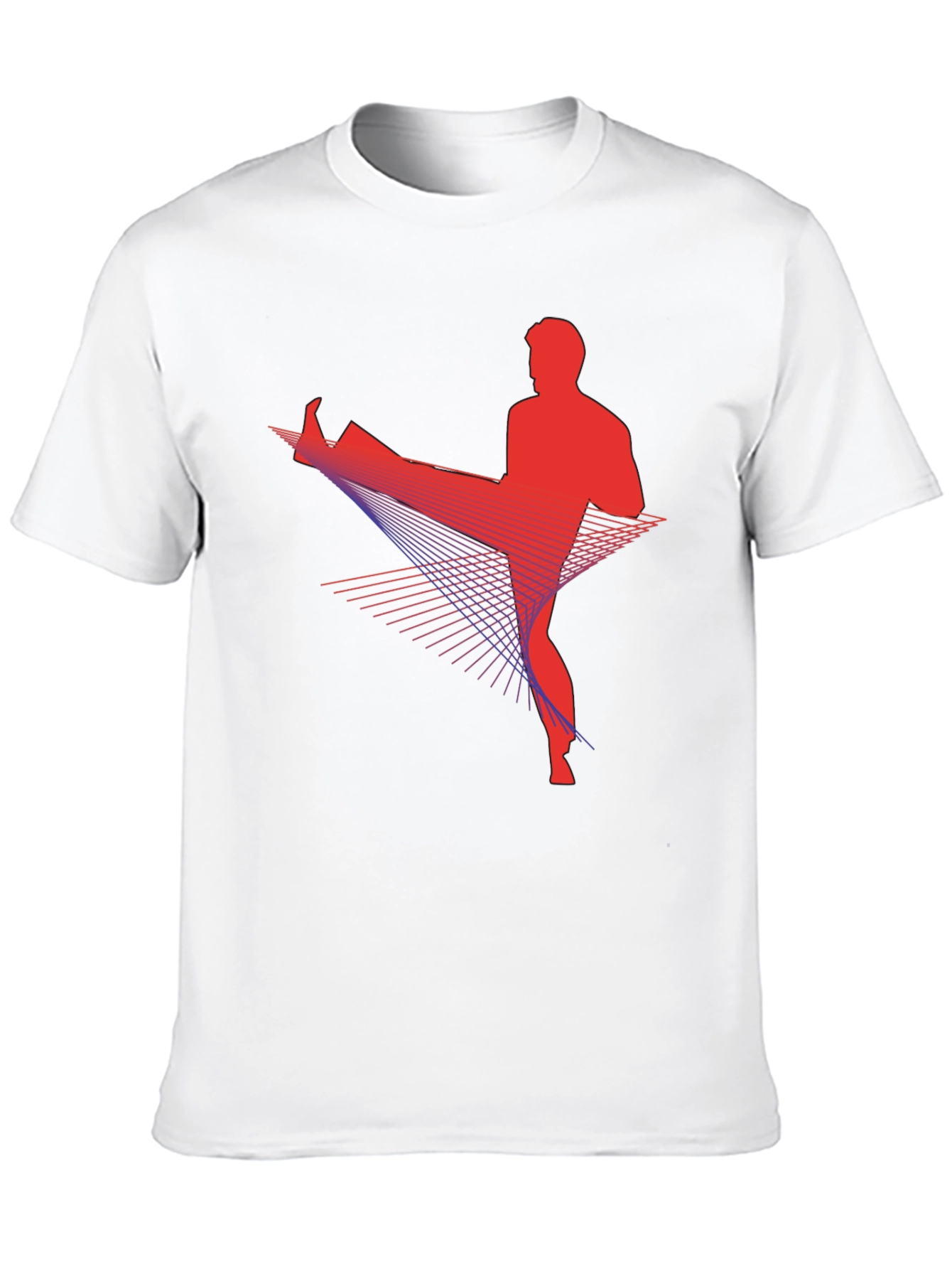 Martial Arts Graphic Tee - Black
