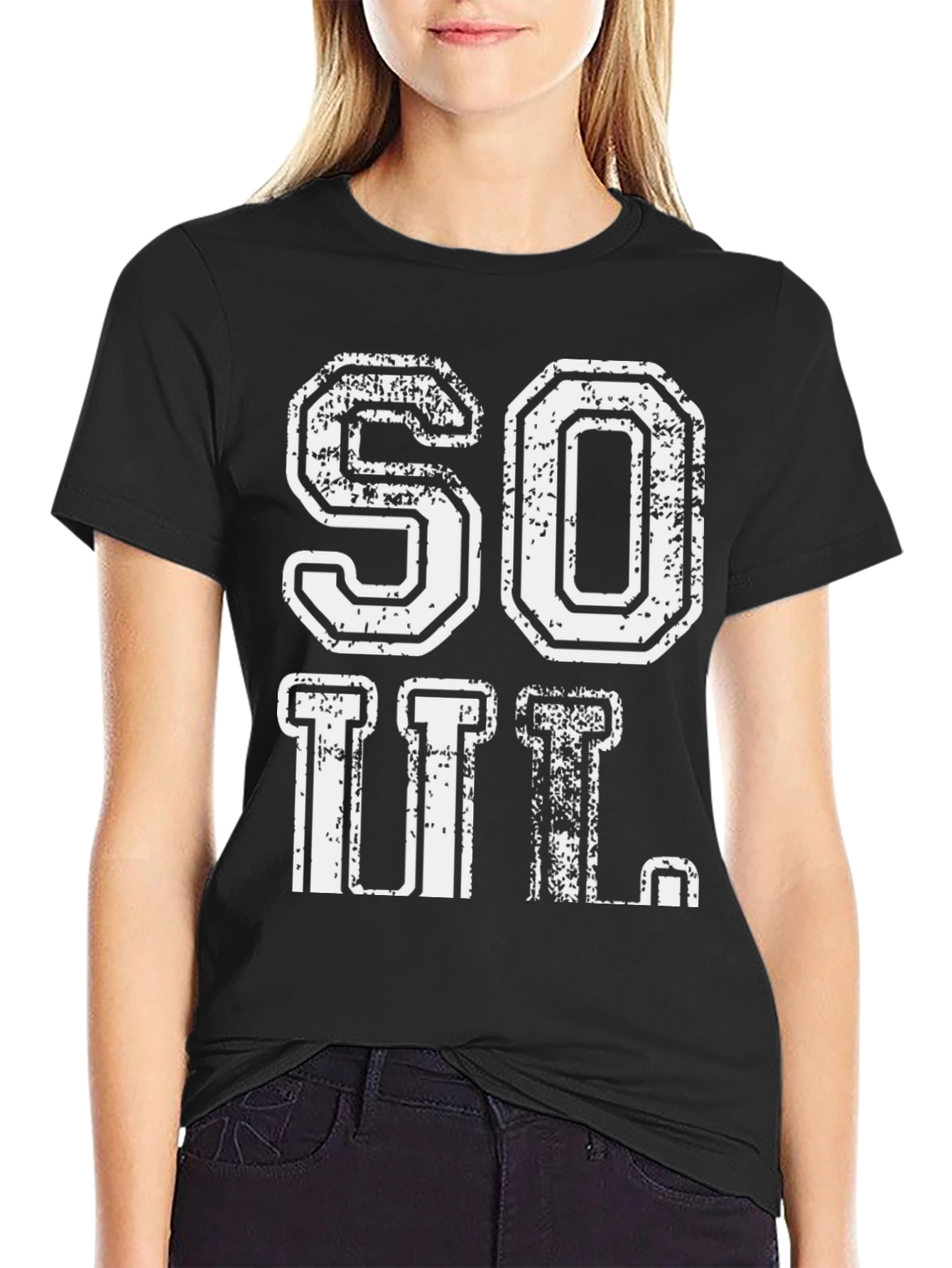 SOUL T-Shirt - Distressed Graphic Tee