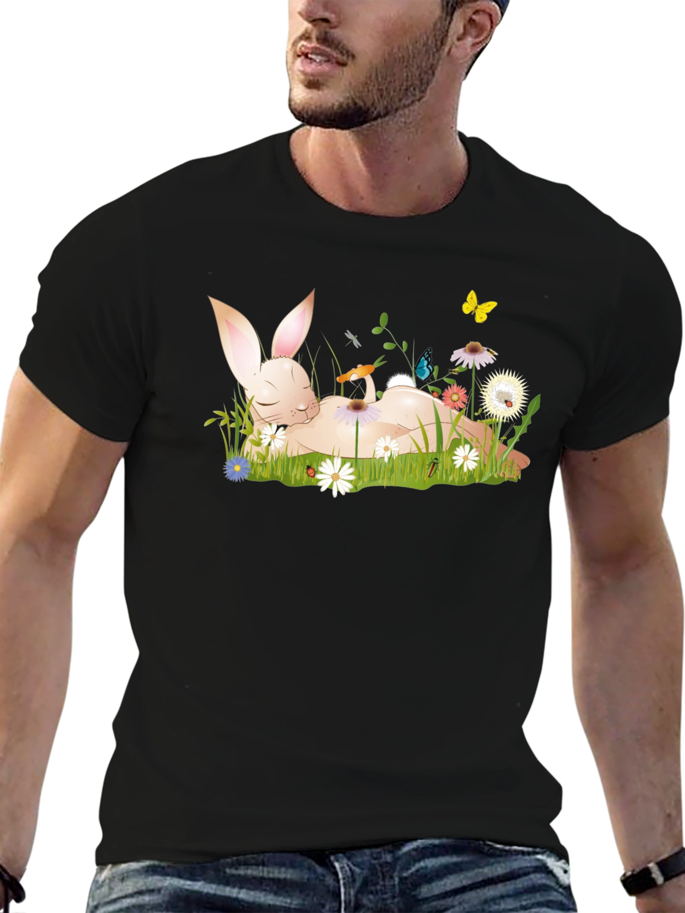 Dreamy Bunny Tee - Relaxed Fit