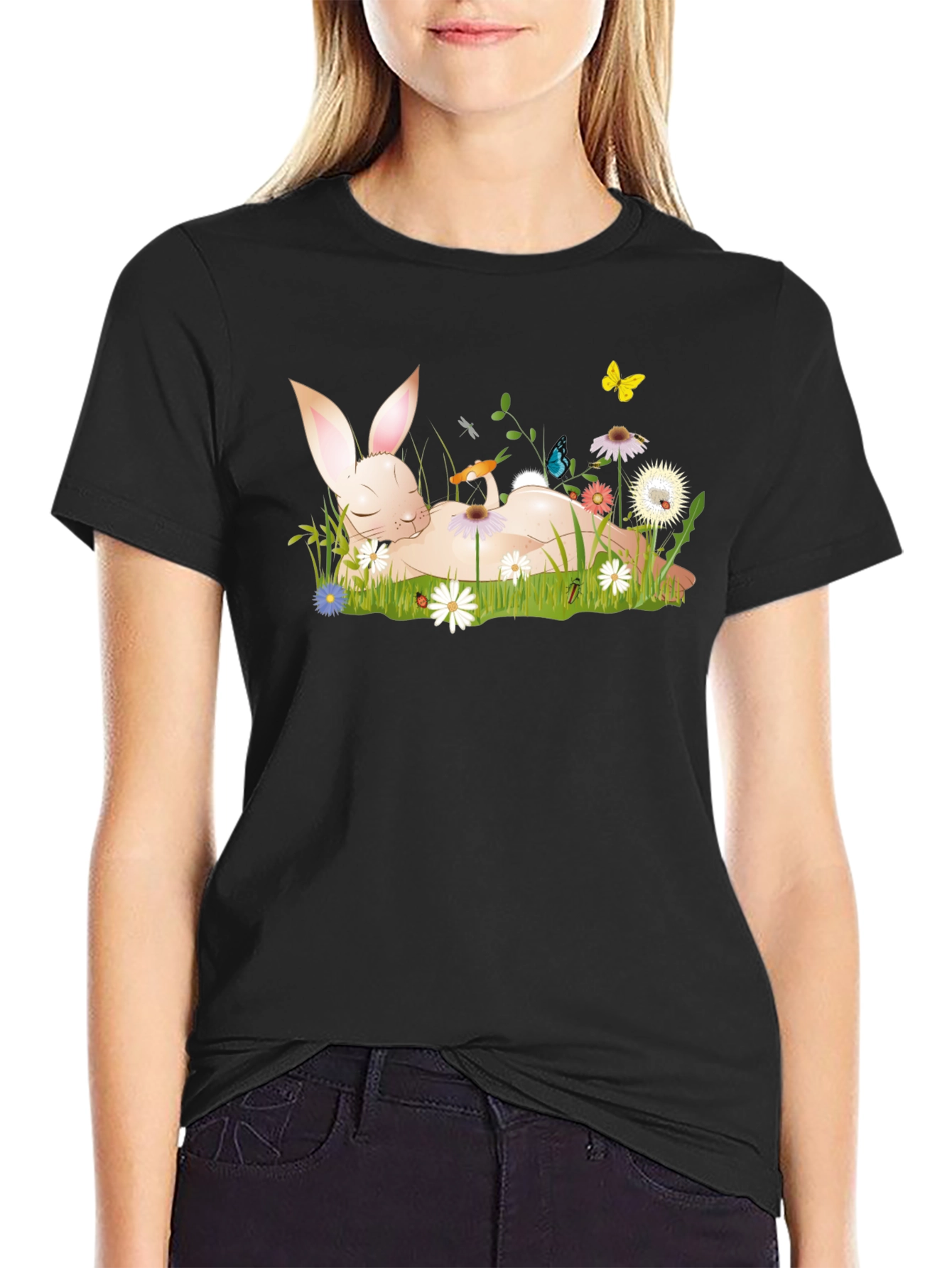 Dreamy Bunny Tee - Relaxed Fit