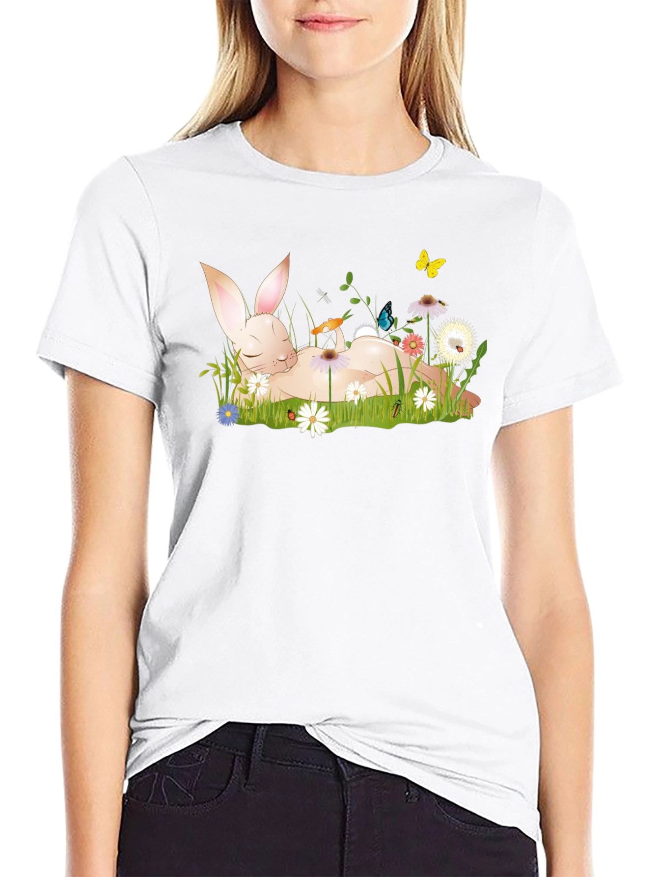 Dreamy Bunny Tee - Relaxed Fit