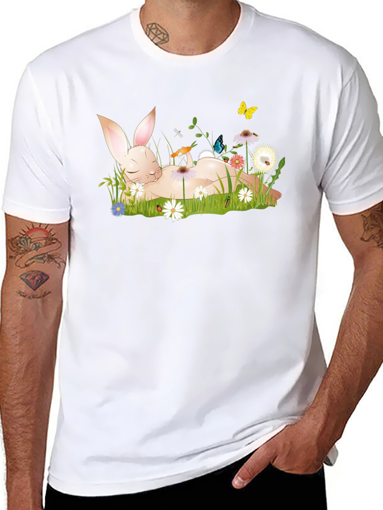 Dreamy Bunny Tee - Relaxed Fit