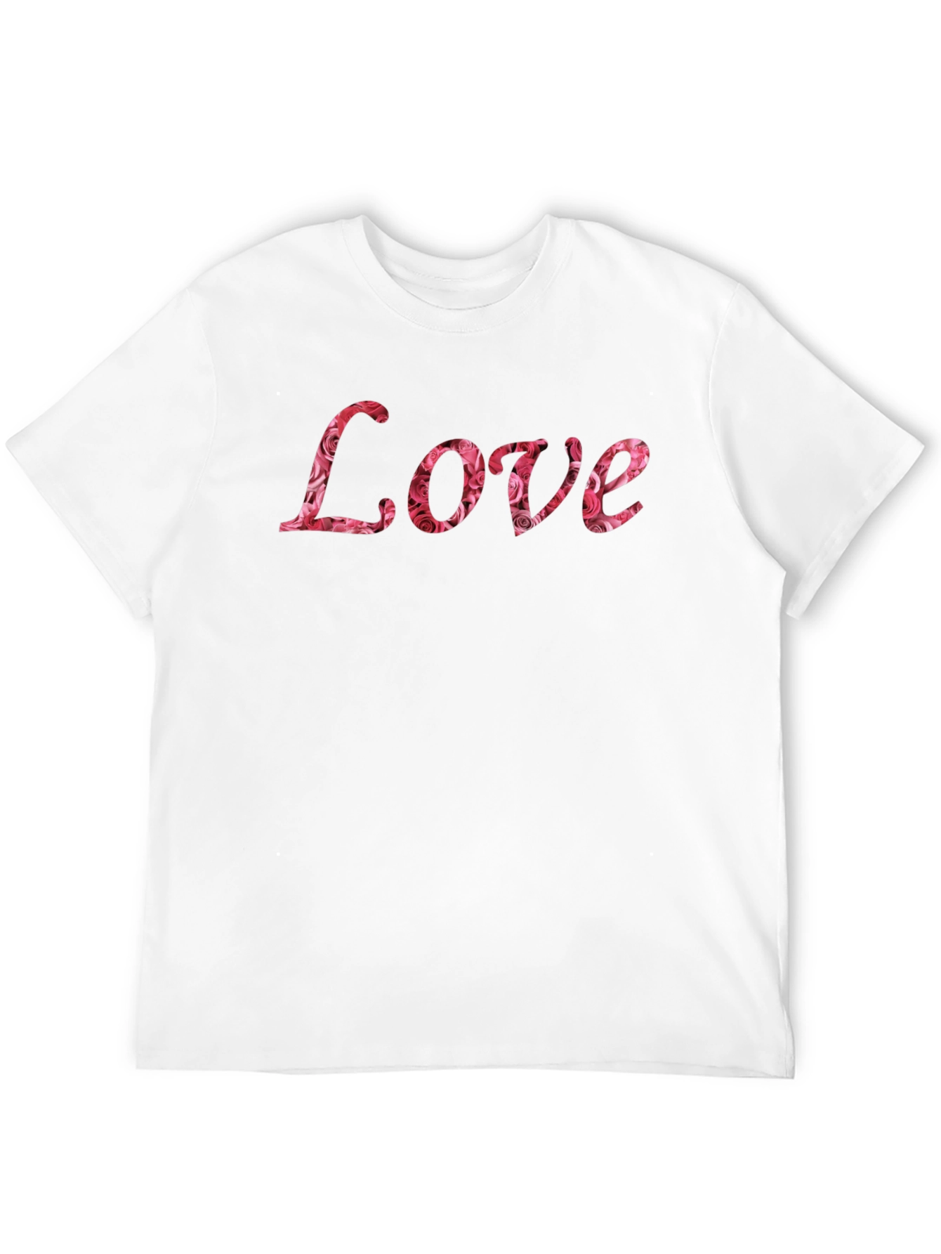 Floral Love Graphic Tee - Trendy Mens T-Shirt
