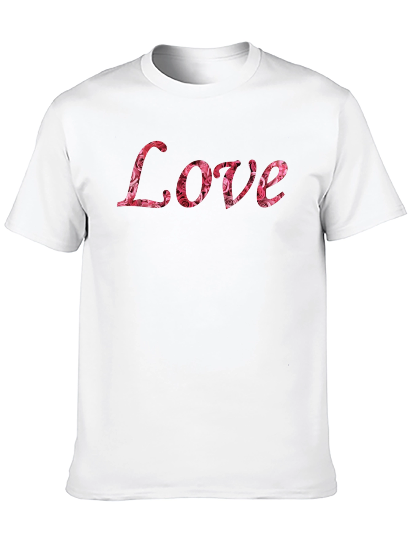 Floral Love Graphic Tee - Trendy Mens T-Shirt