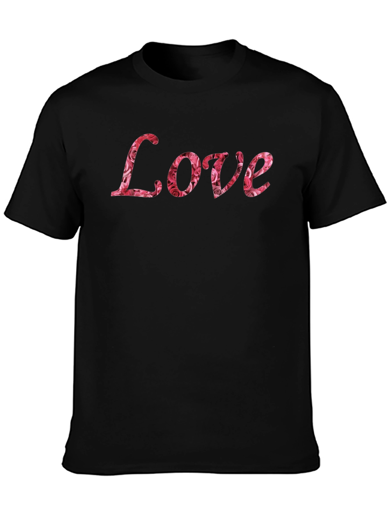 Floral Love Graphic Tee - Trendy Mens T-Shirt