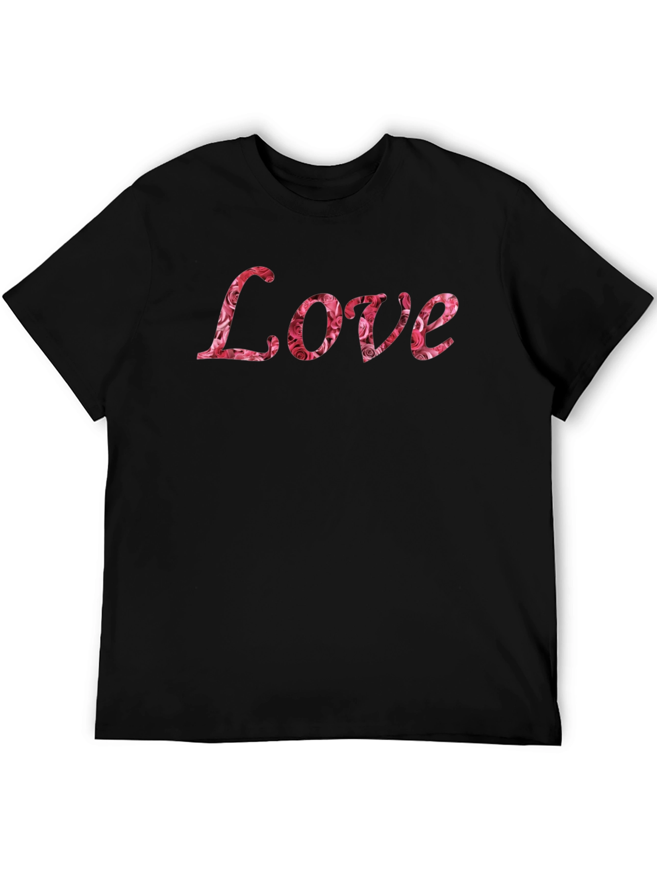 Floral Love Graphic Tee - Trendy Mens T-Shirt