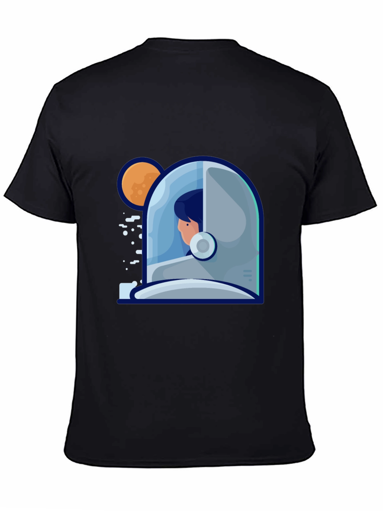 Astronaut Graphic Print Tee - Stylish Space Design