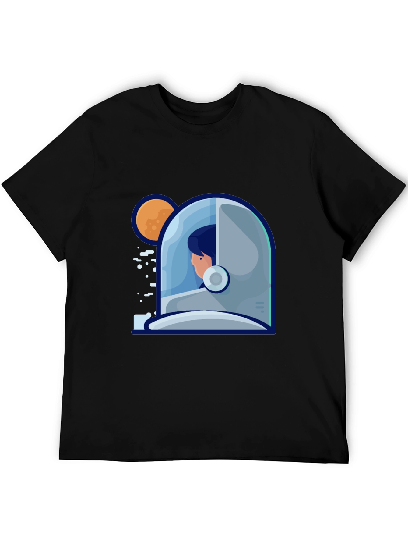 Astronaut Graphic Print Tee - Stylish Space Design