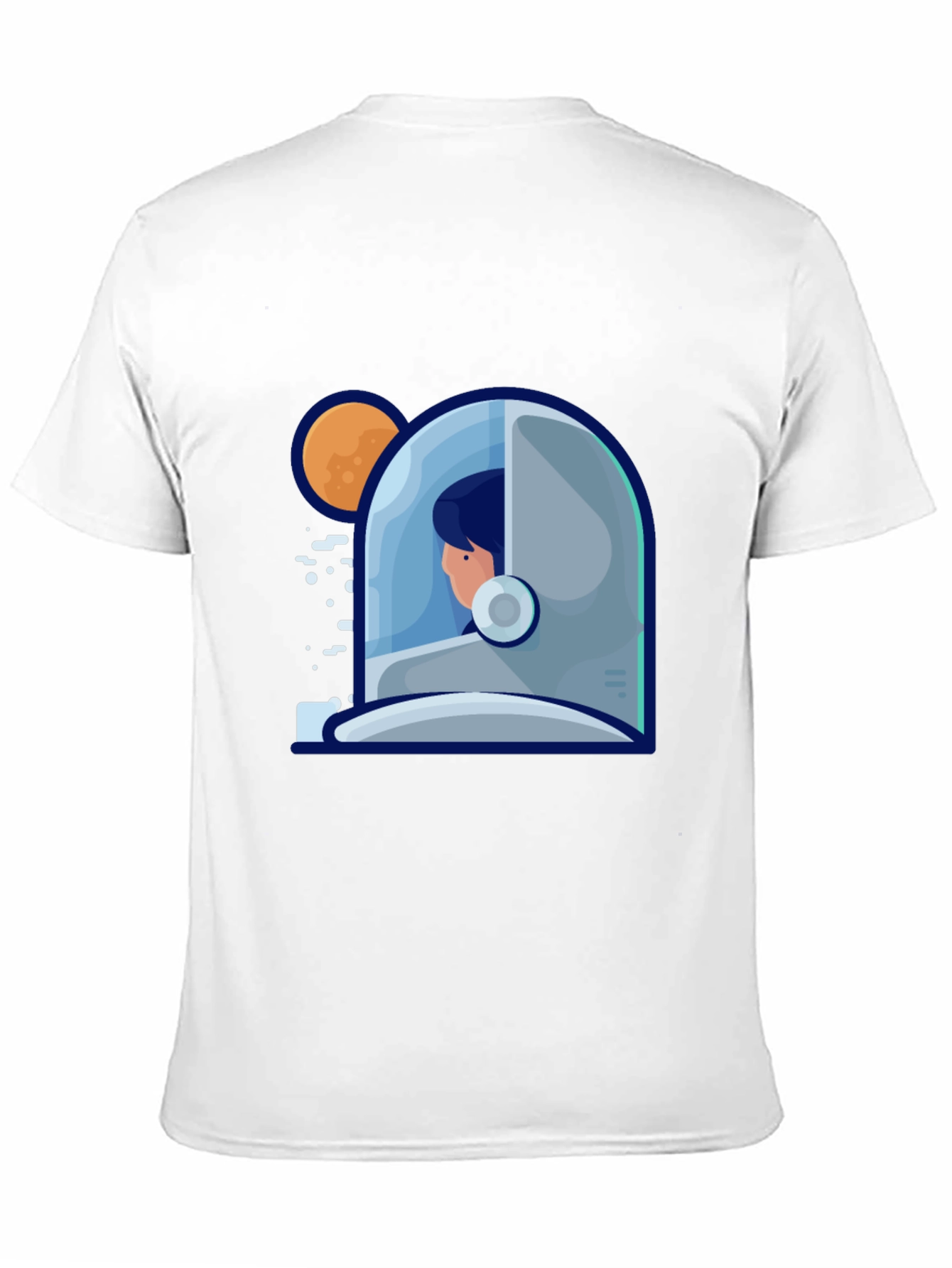 Astronaut Graphic Print Tee - Stylish Space Design