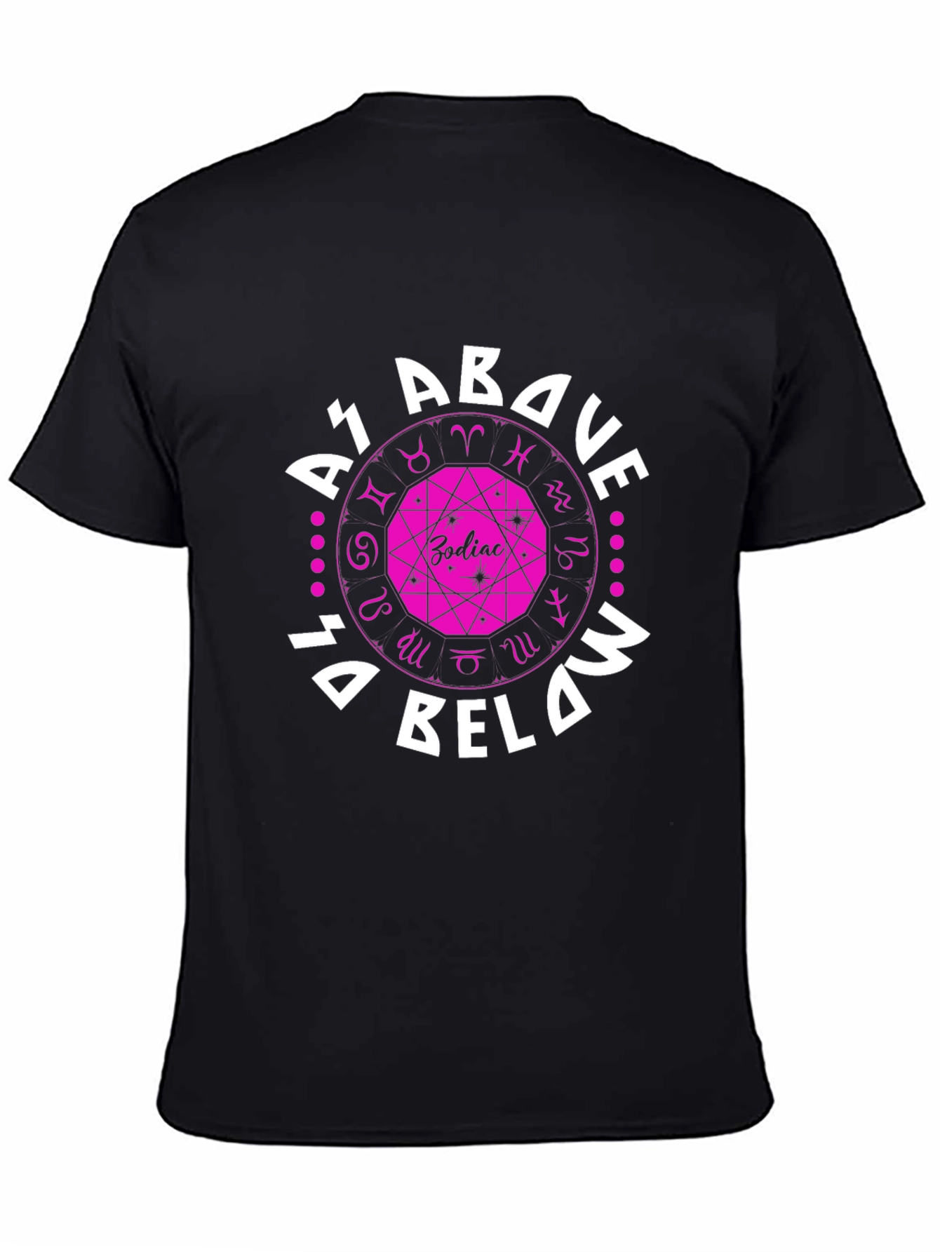 Zodiac As Above So Below Graphic T-Shirt