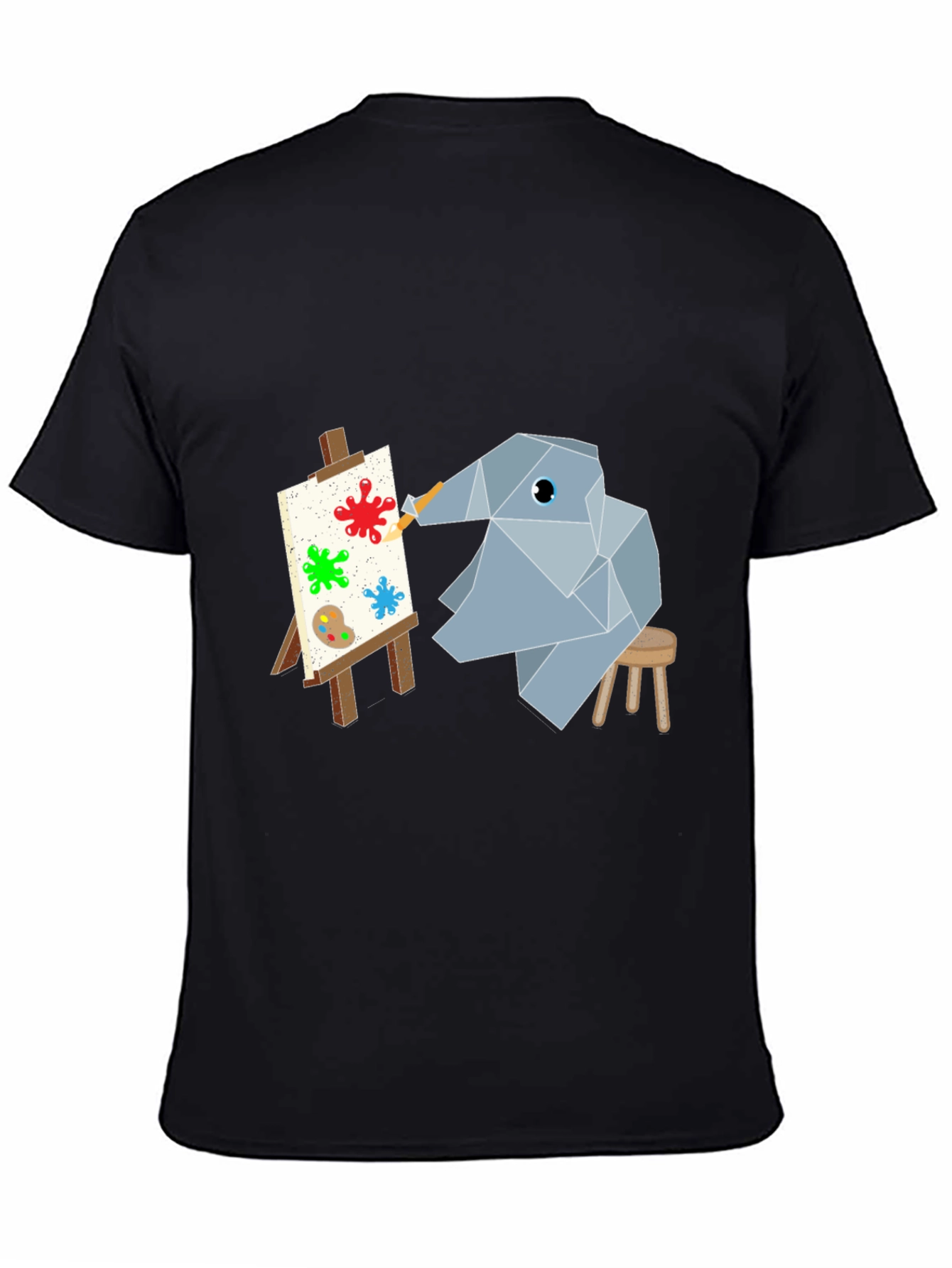 Abstract Elephant Artist Graphic Tee
