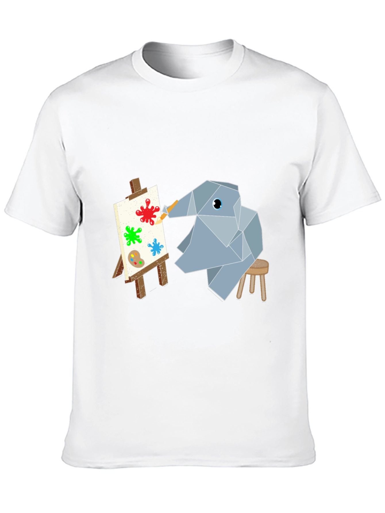 Abstract Elephant Artist Graphic Tee