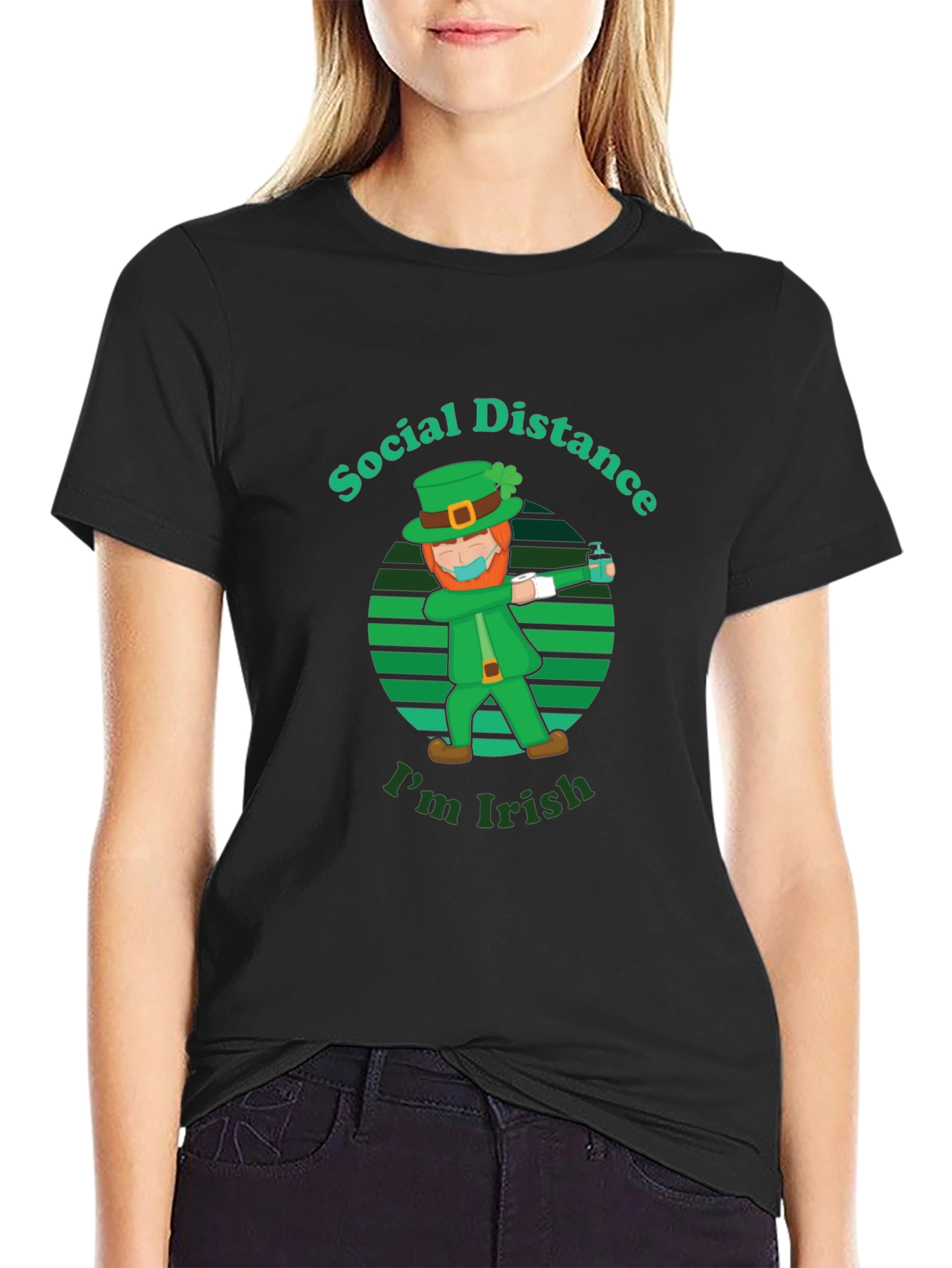 Social Distance Im Irish St. Patricks Day T-Shirt