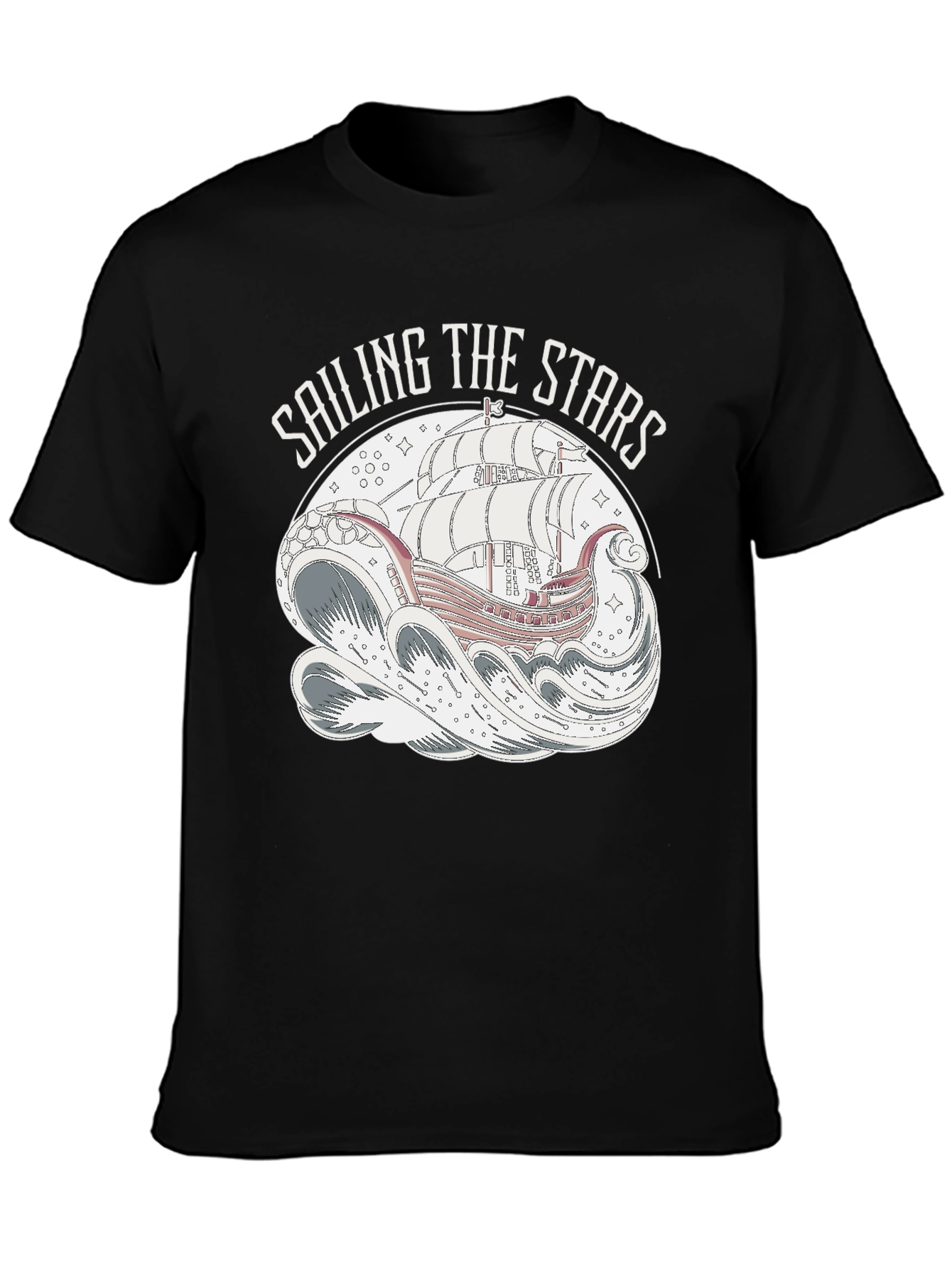 Sailing the Stars Graphic T-Shirt