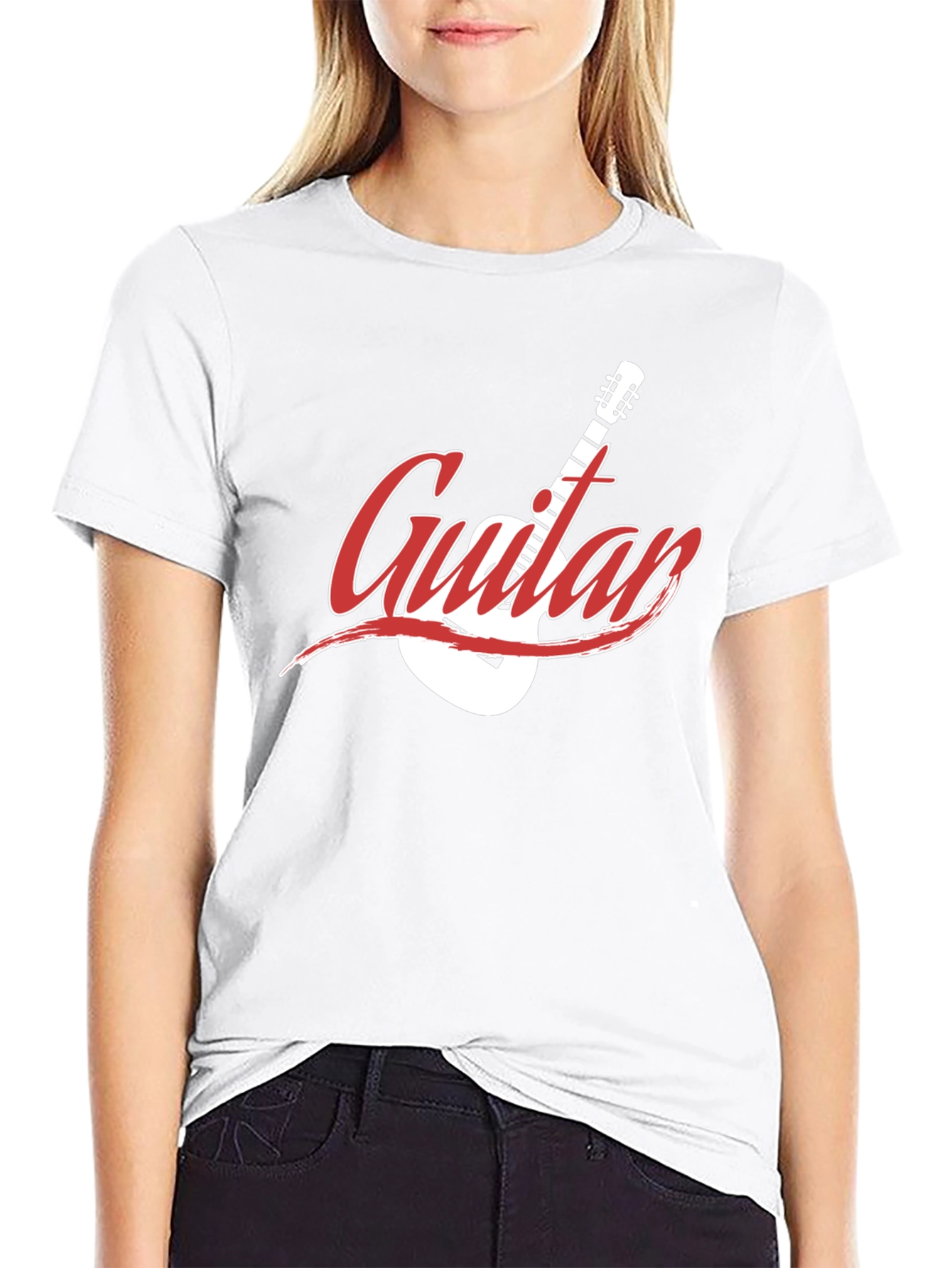Guitar Graphic Tee - Classic Rock Style Shirt