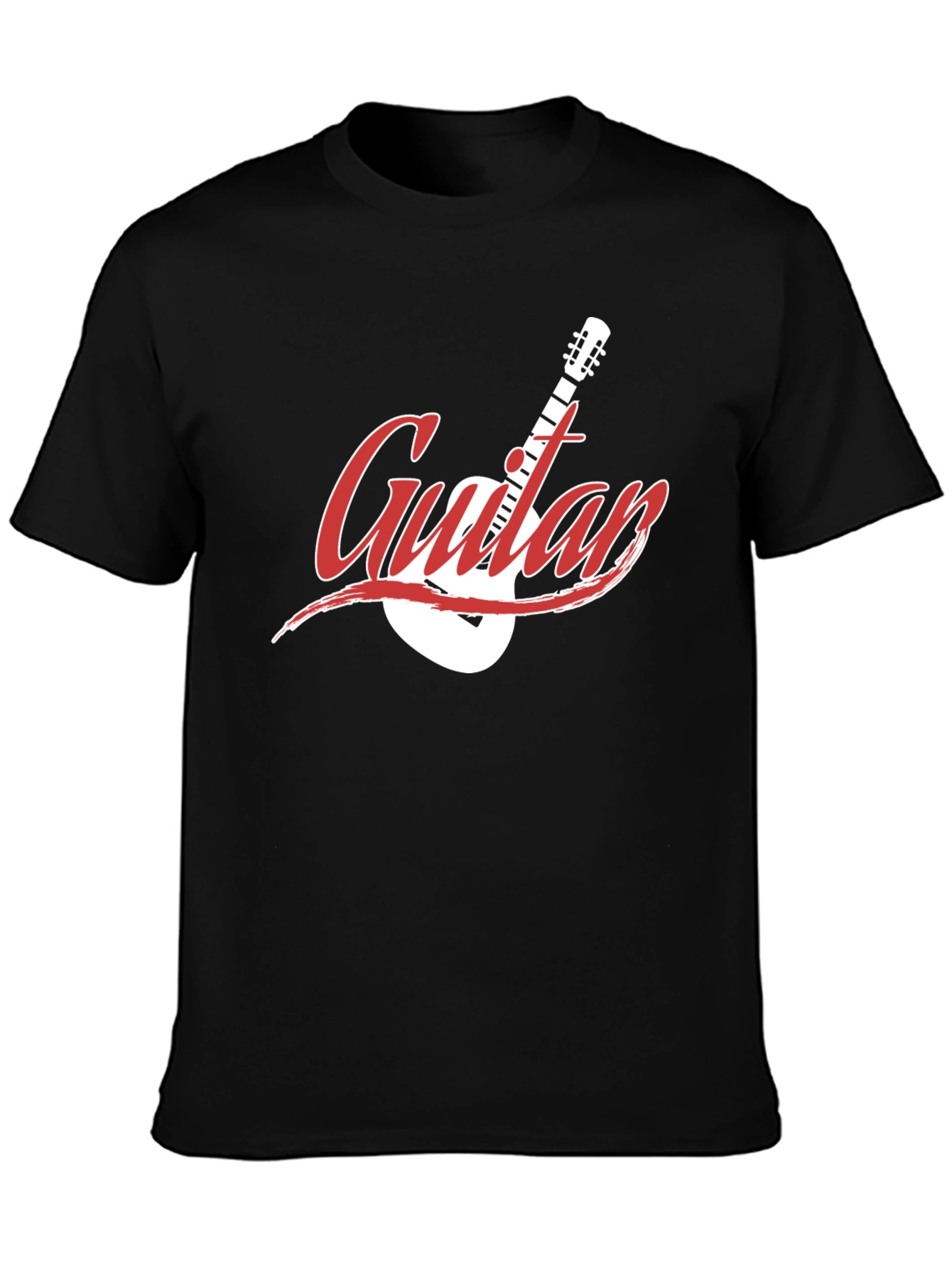 Guitar Graphic Tee - Classic Rock Style Shirt