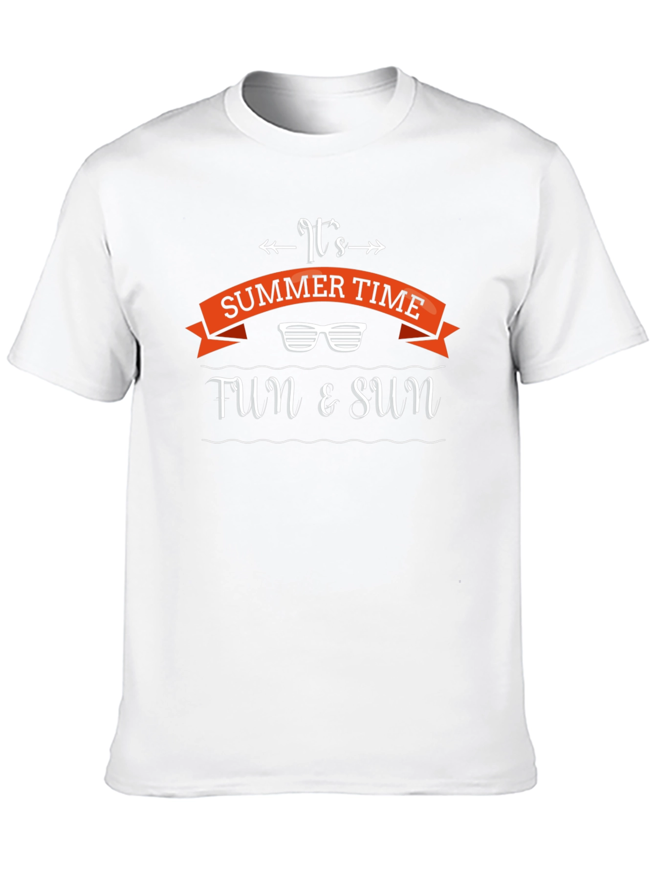 Summer Time Fun & Sun Black T-Shirt
