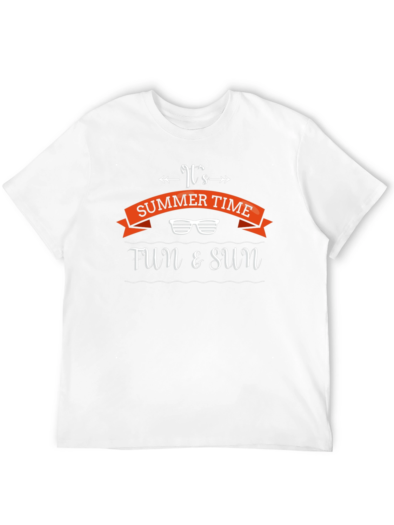 Summer Time Fun & Sun Black T-Shirt