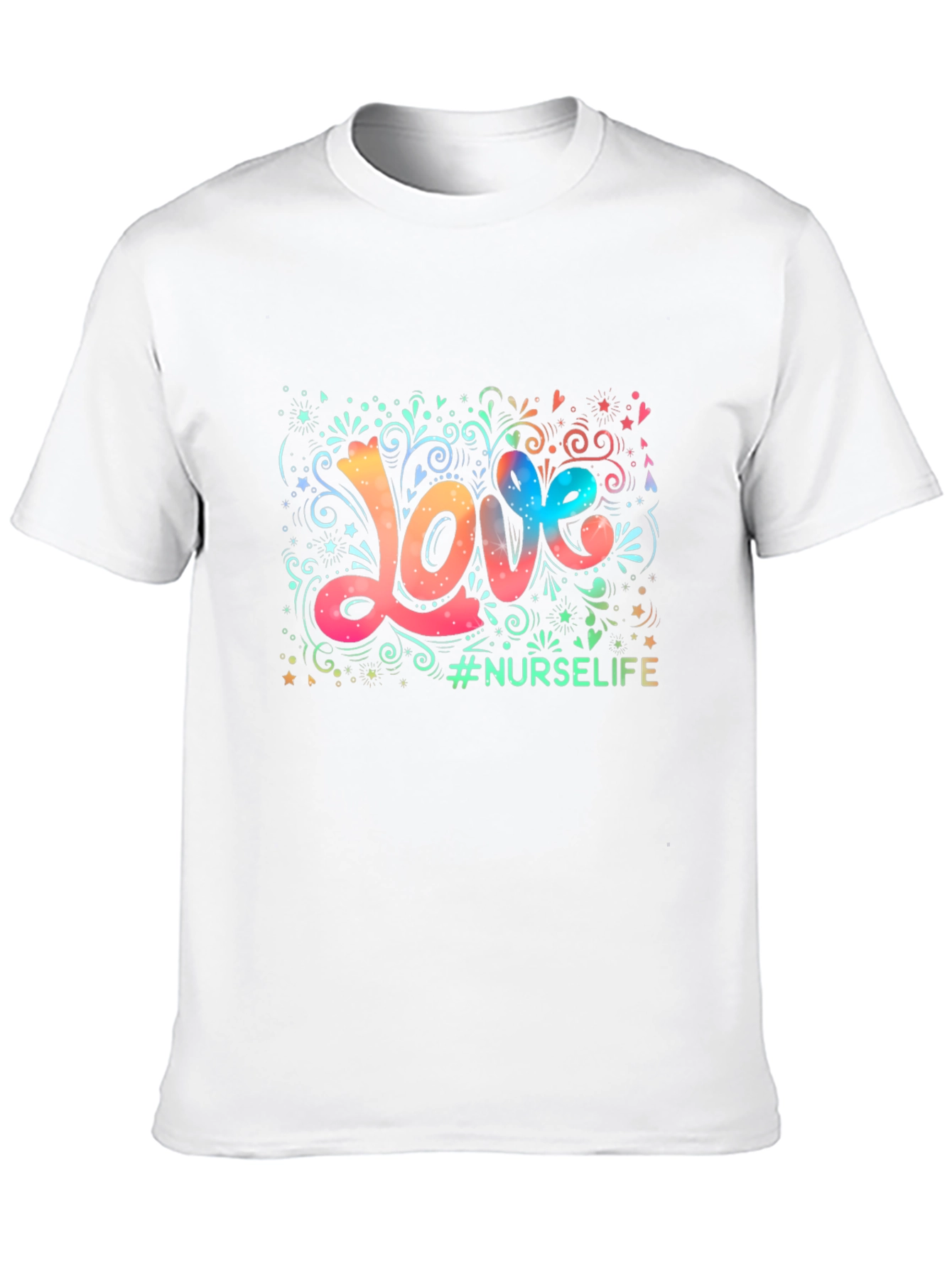 Love Nurse Life Graphic Tee - Stylish Comfort