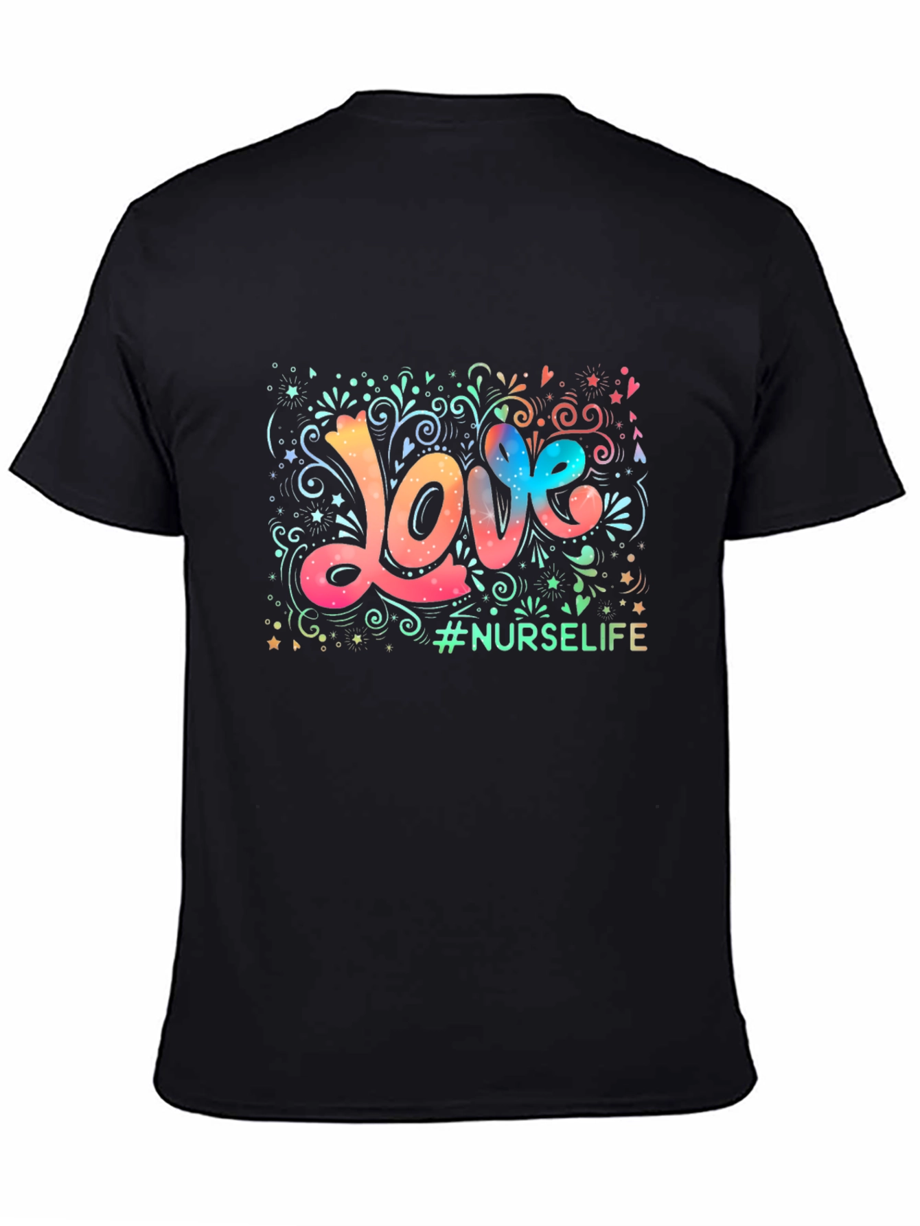 Love Nurse Life Graphic Tee - Stylish Comfort