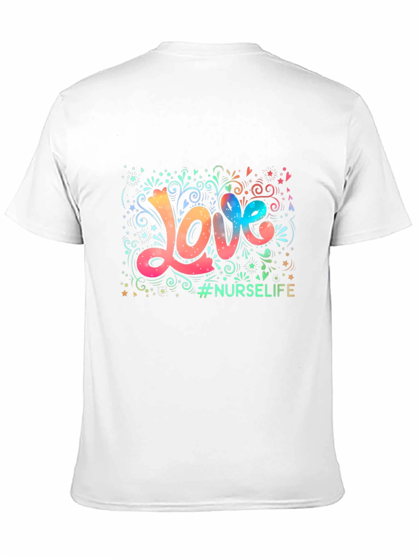 Love Nurse Life Graphic Tee - Stylish Comfort