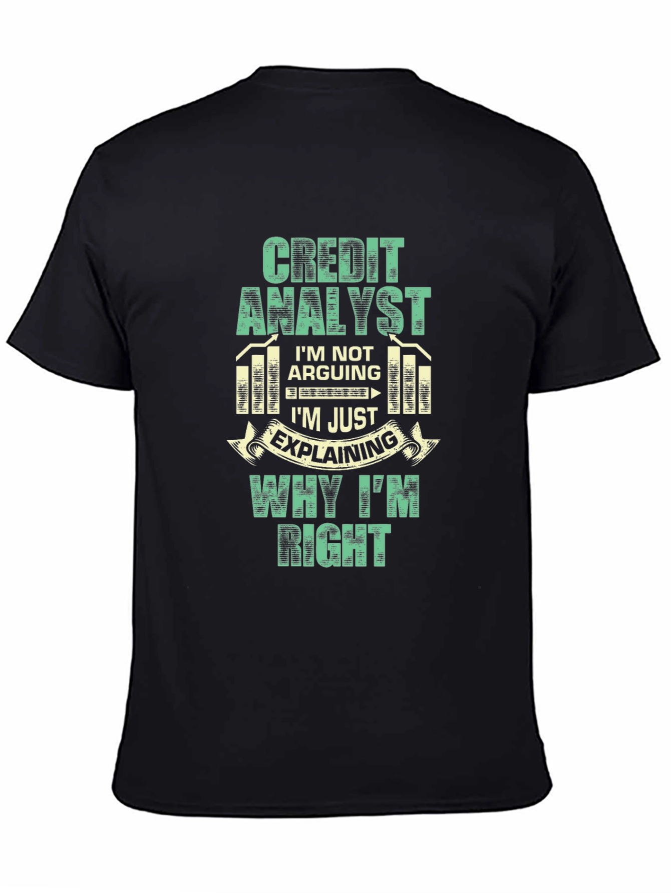 Credit Analyst Humor Graphic T-Shirt