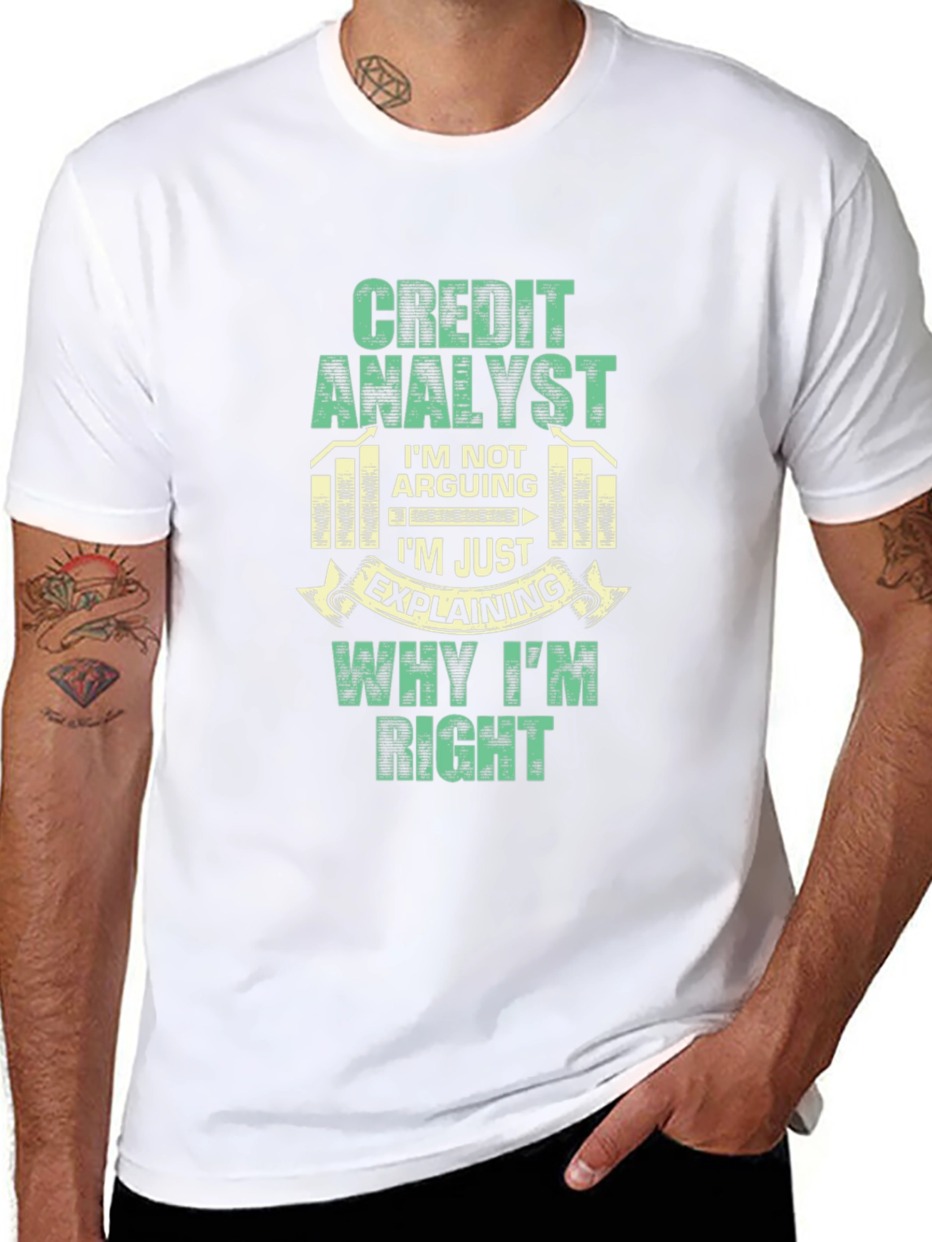 Credit Analyst Humor Graphic T-Shirt