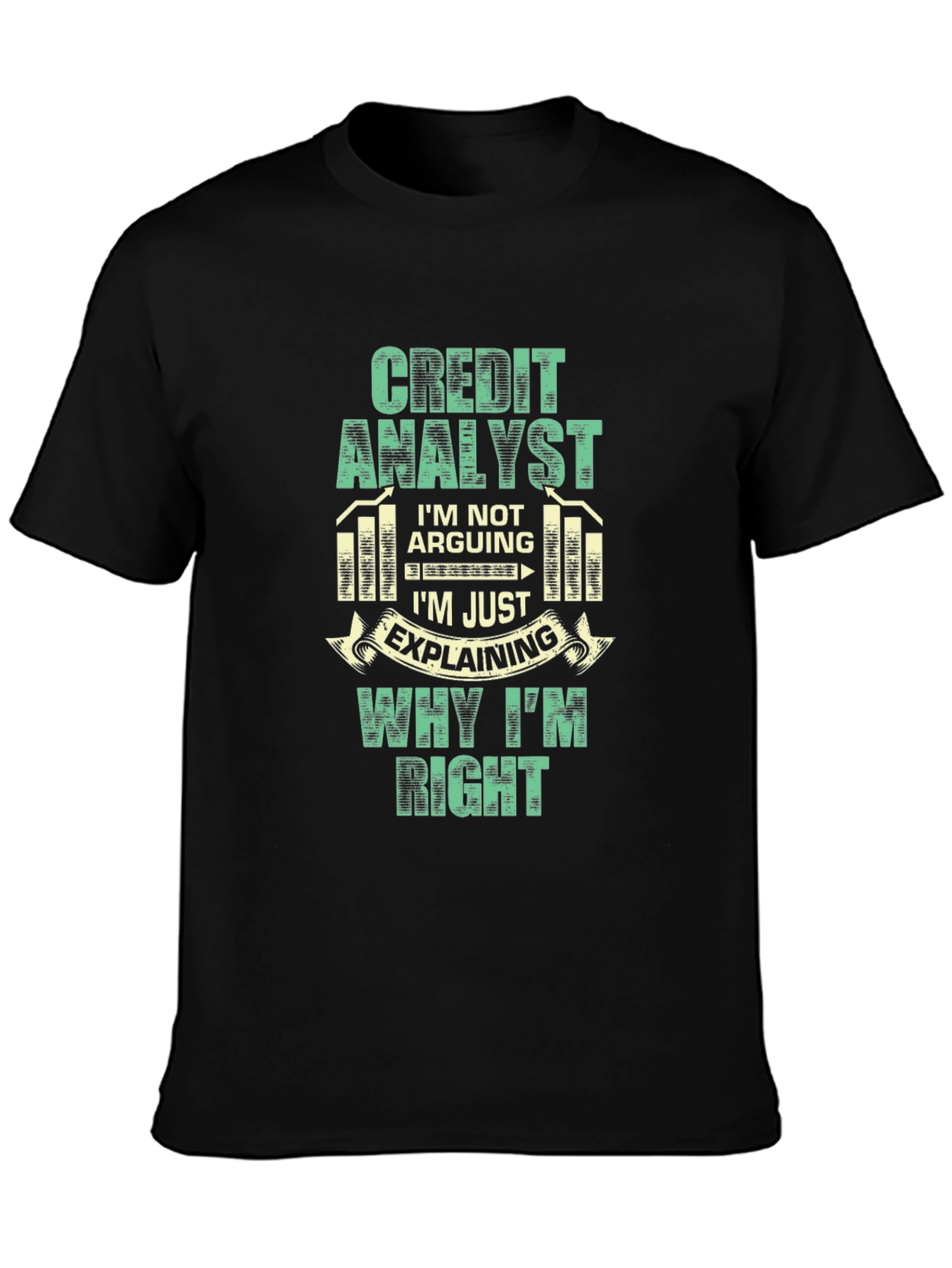 Credit Analyst Humor Graphic T-Shirt