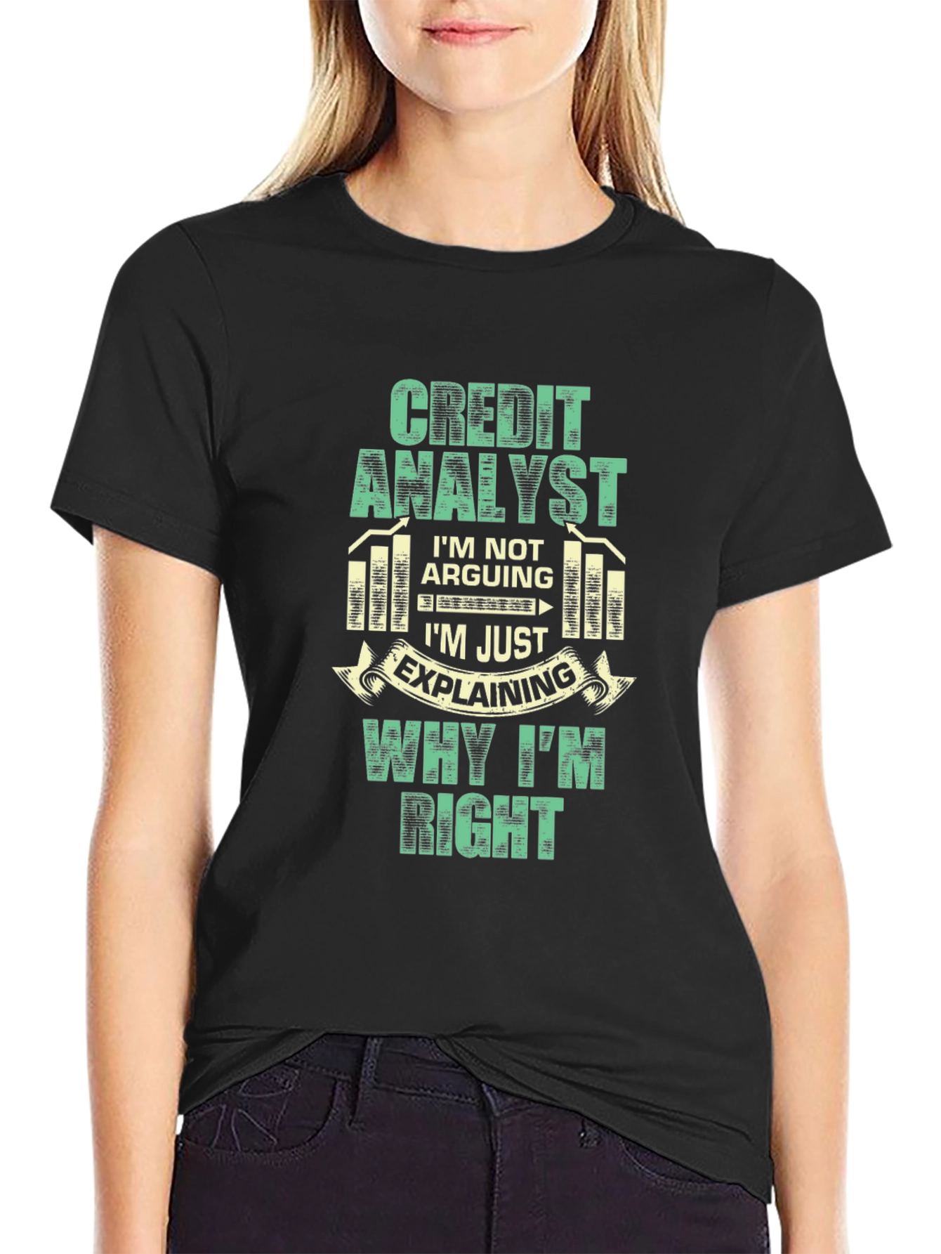 Credit Analyst Humor Graphic T-Shirt