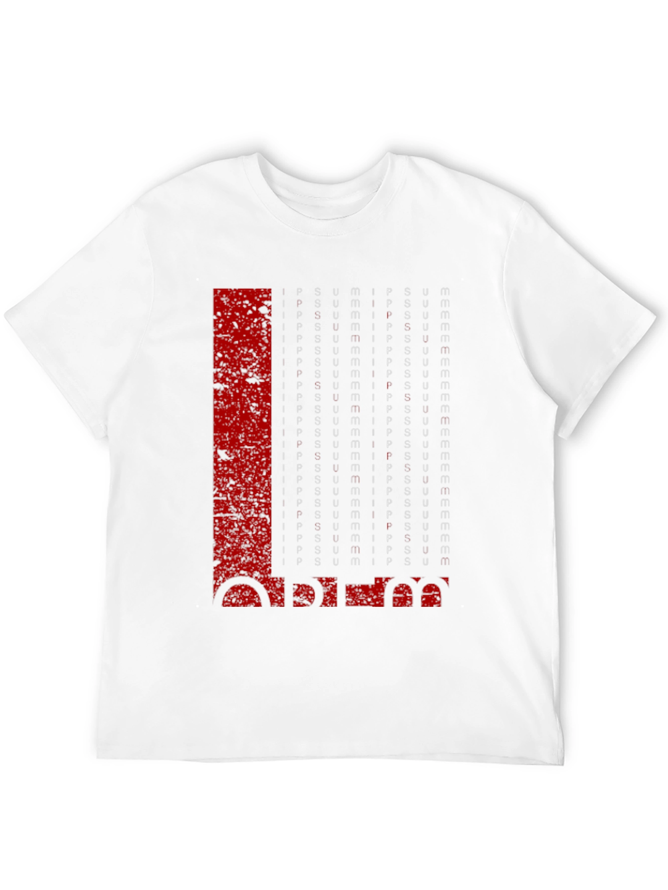 Abstract Graphic Print Mens Black T-Shirt