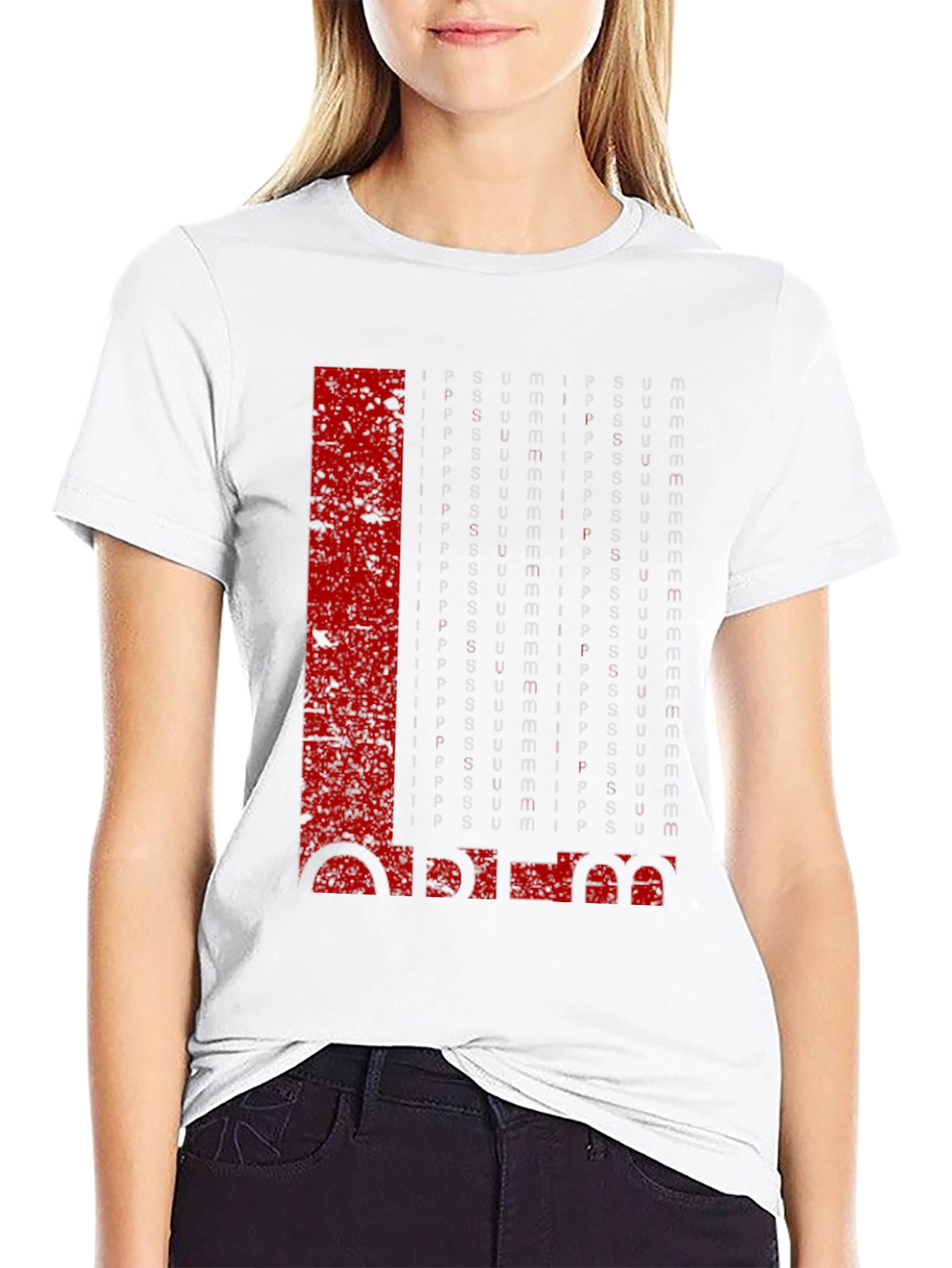 Abstract Graphic Print Mens Black T-Shirt
