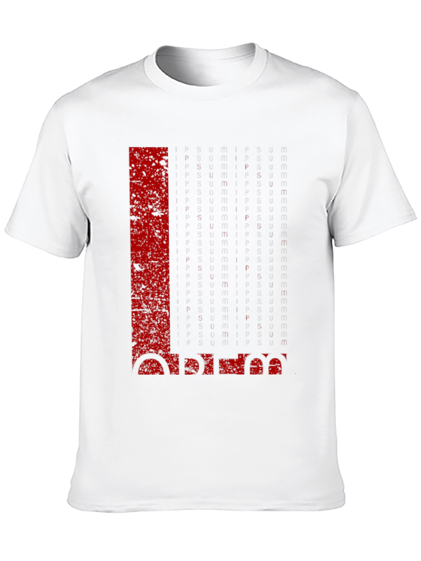 Abstract Graphic Print Mens Black T-Shirt