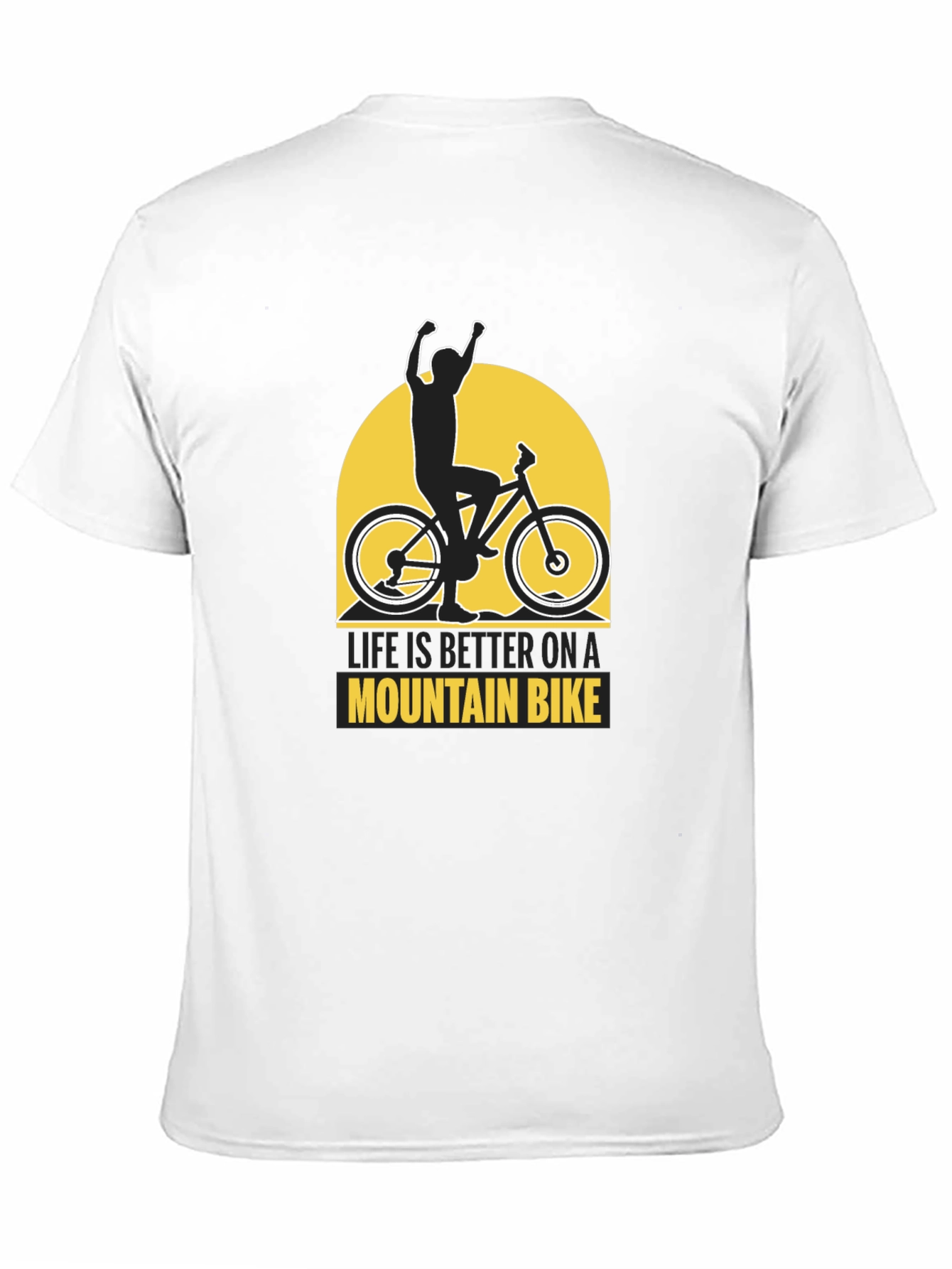 Life is Better Mountain Bike Graphic Tee