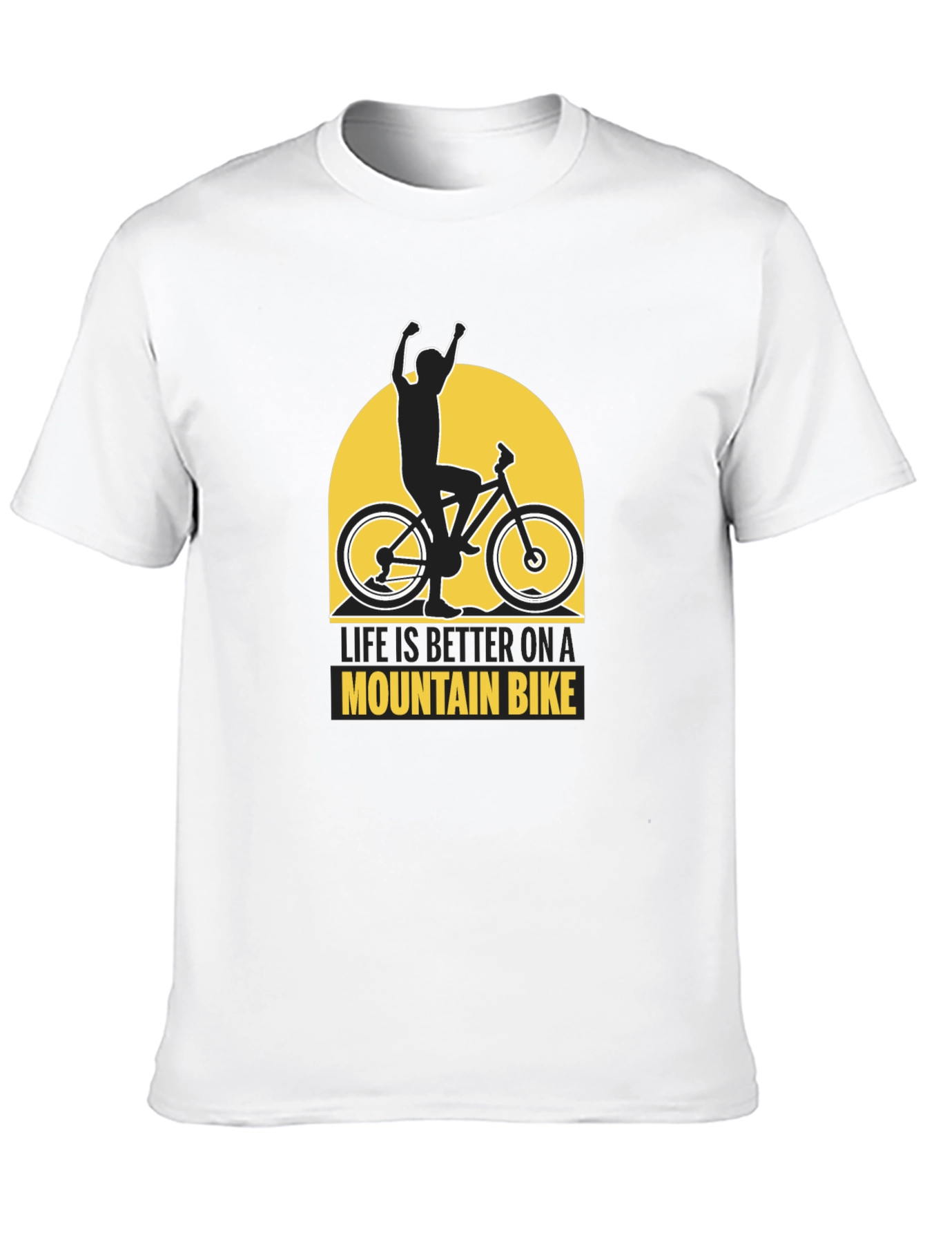 Life is Better Mountain Bike Graphic Tee