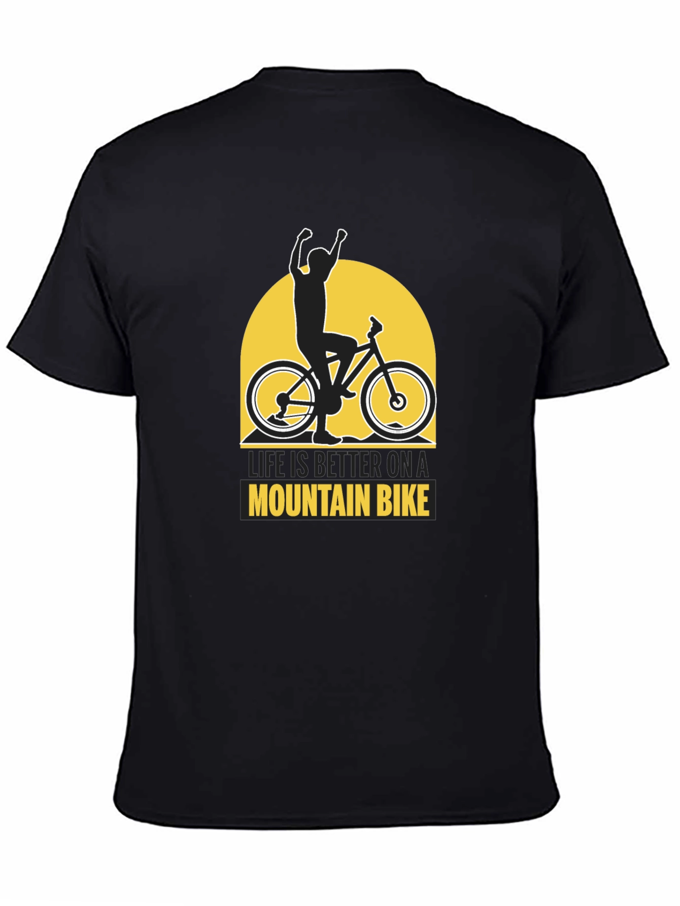 Life is Better Mountain Bike Graphic Tee