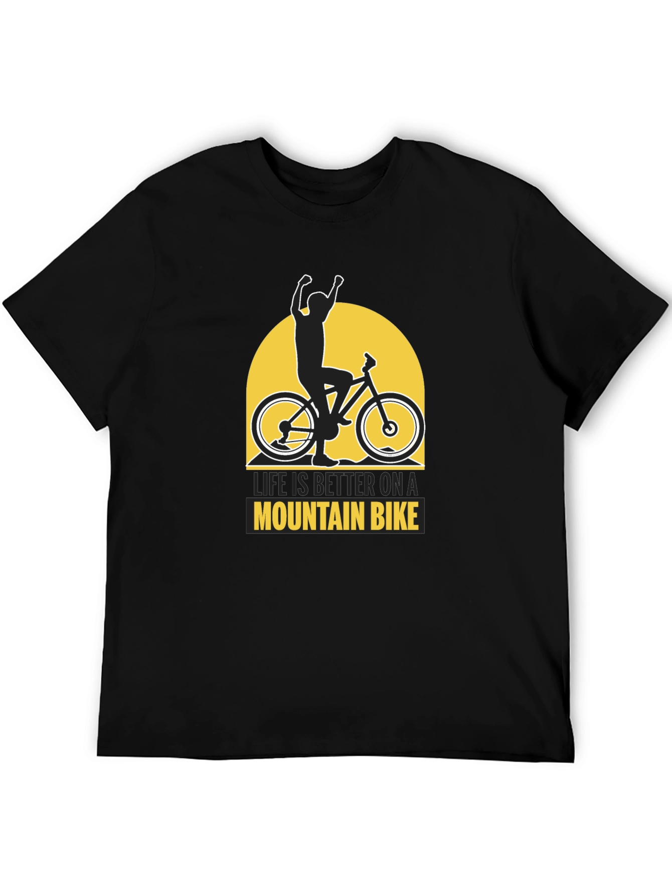 Life is Better Mountain Bike Graphic Tee