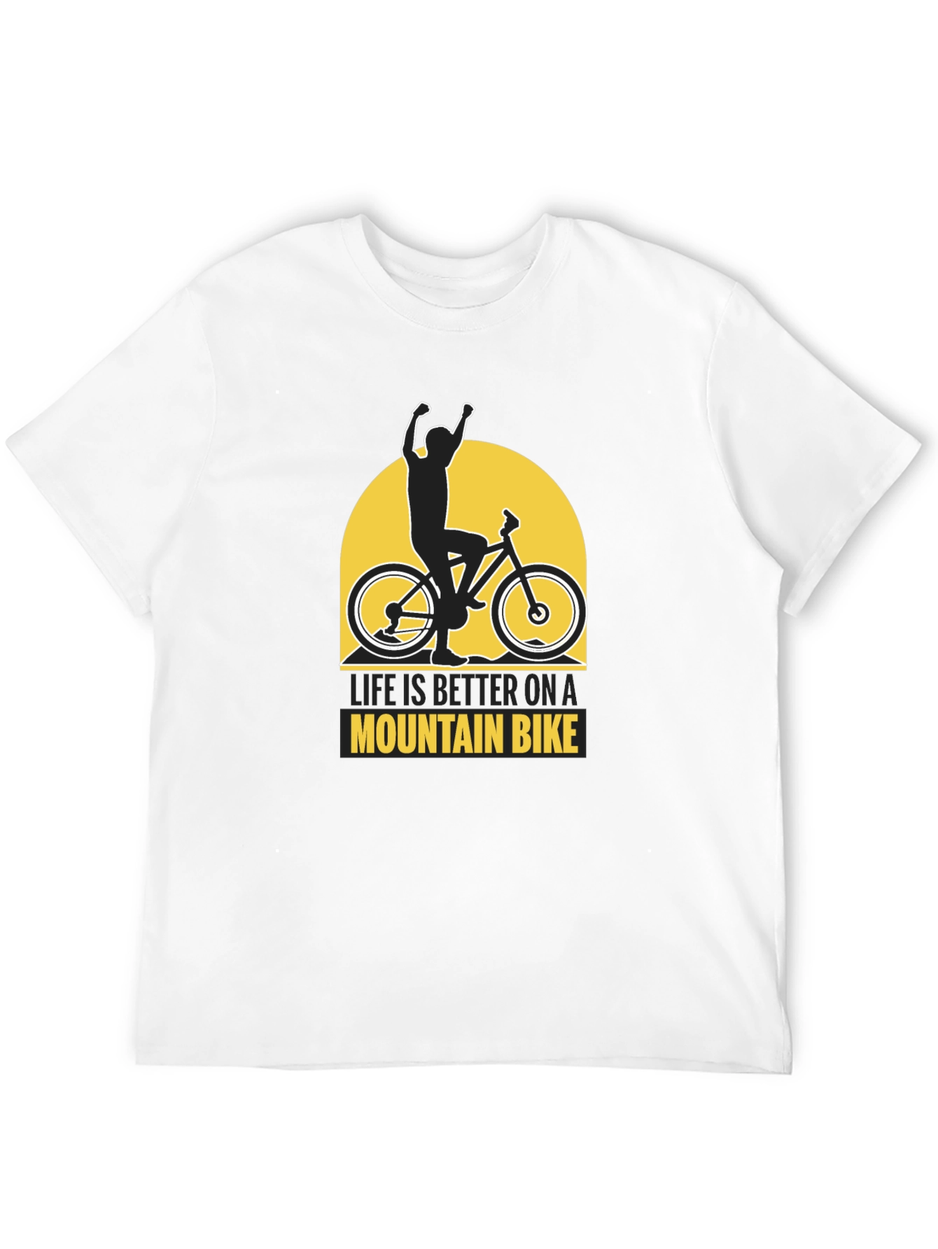 Life is Better Mountain Bike Graphic Tee