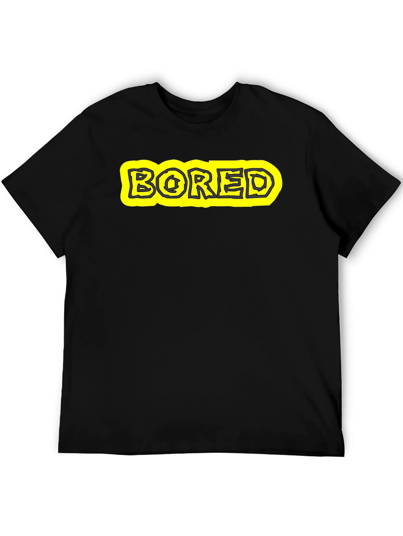 Bored Graphic Tee - Casual Cotton T-Shirt