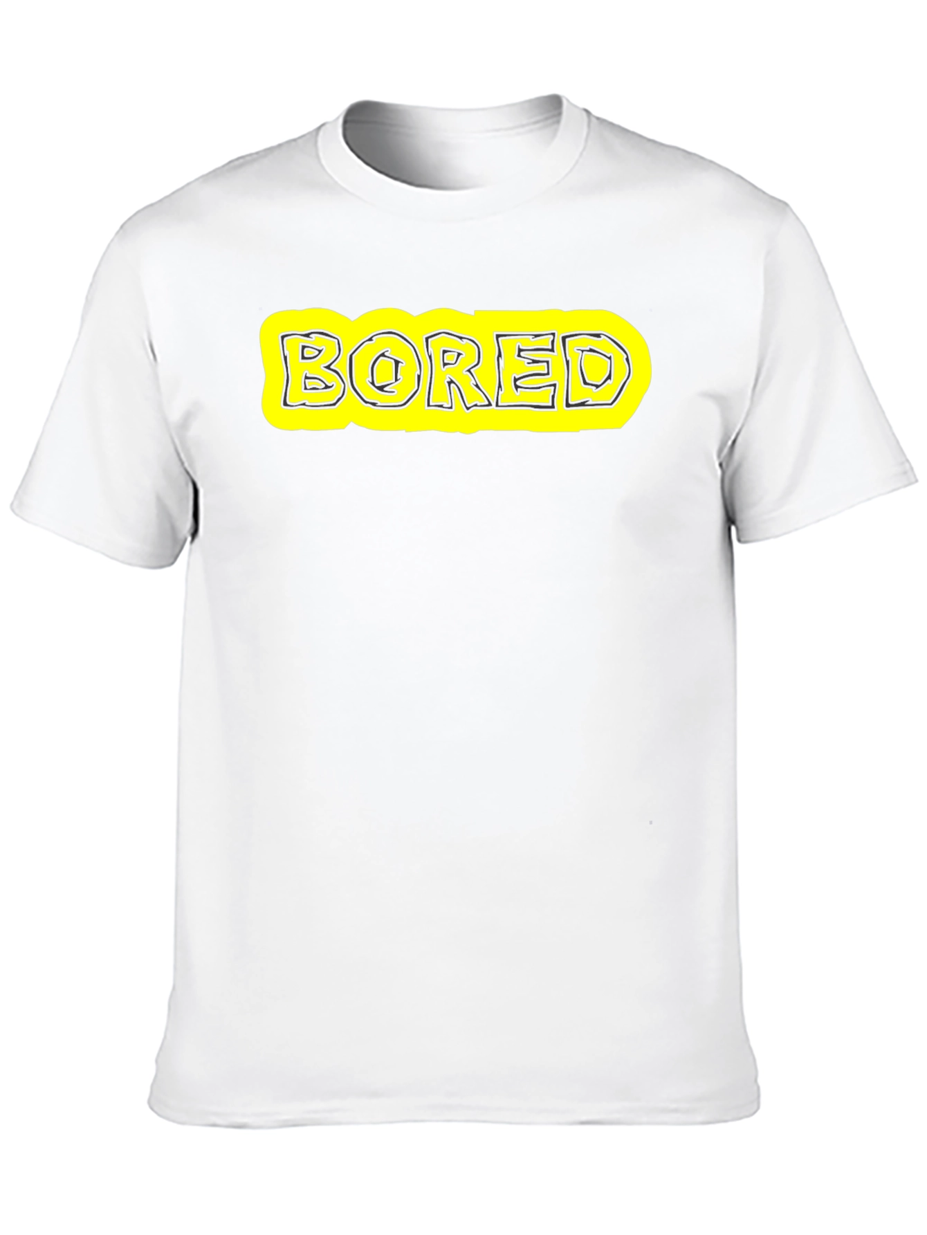 Bored Graphic Tee - Casual Cotton T-Shirt