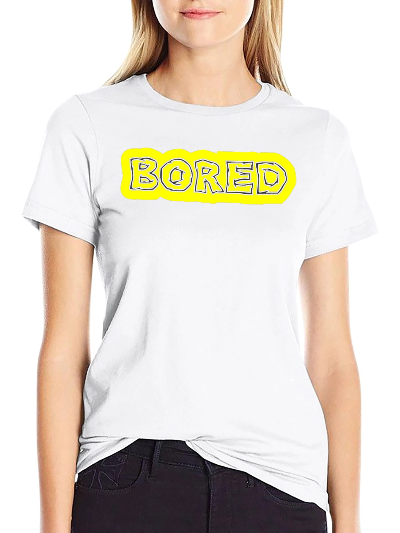 Bored Graphic Tee - Casual Cotton T-Shirt