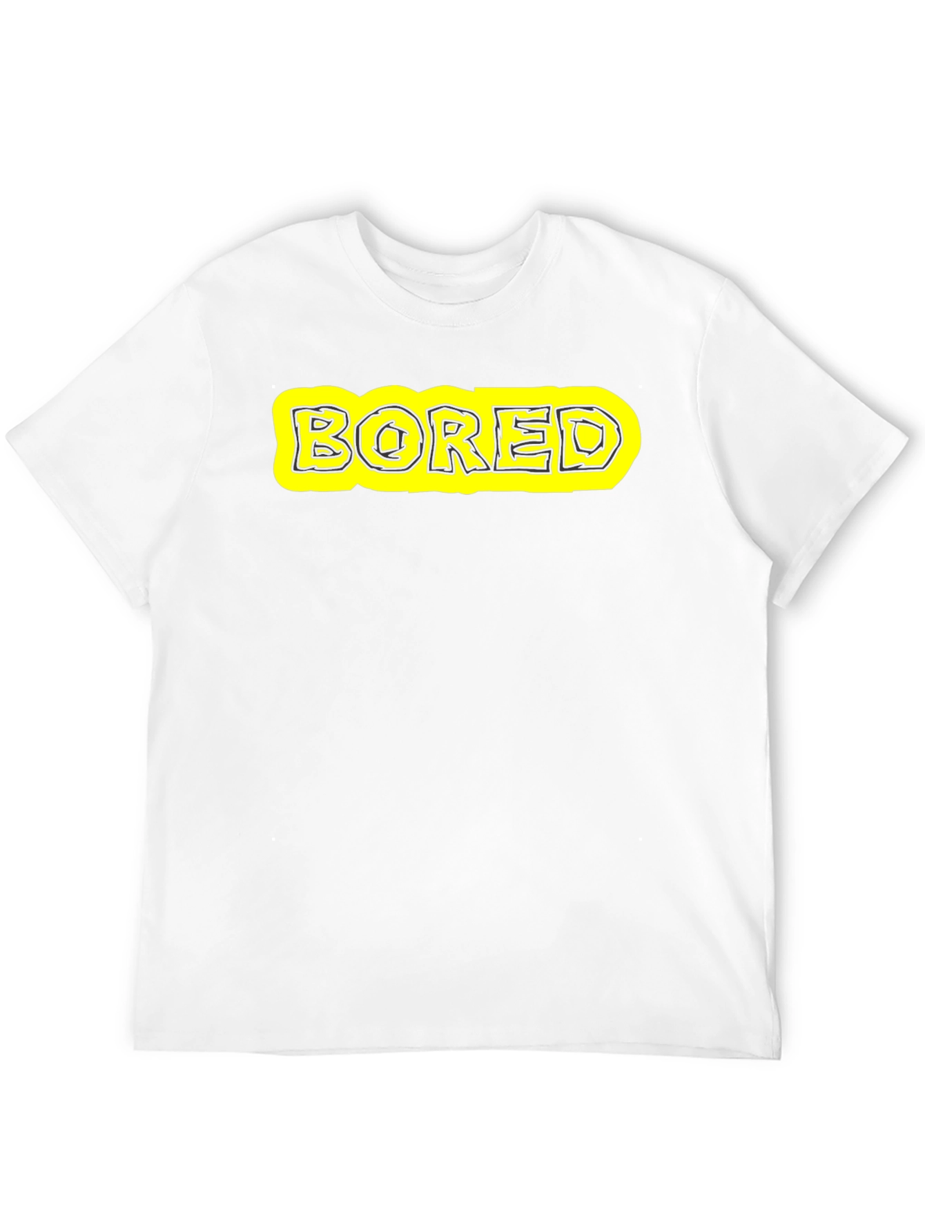Bored Graphic Tee - Casual Cotton T-Shirt