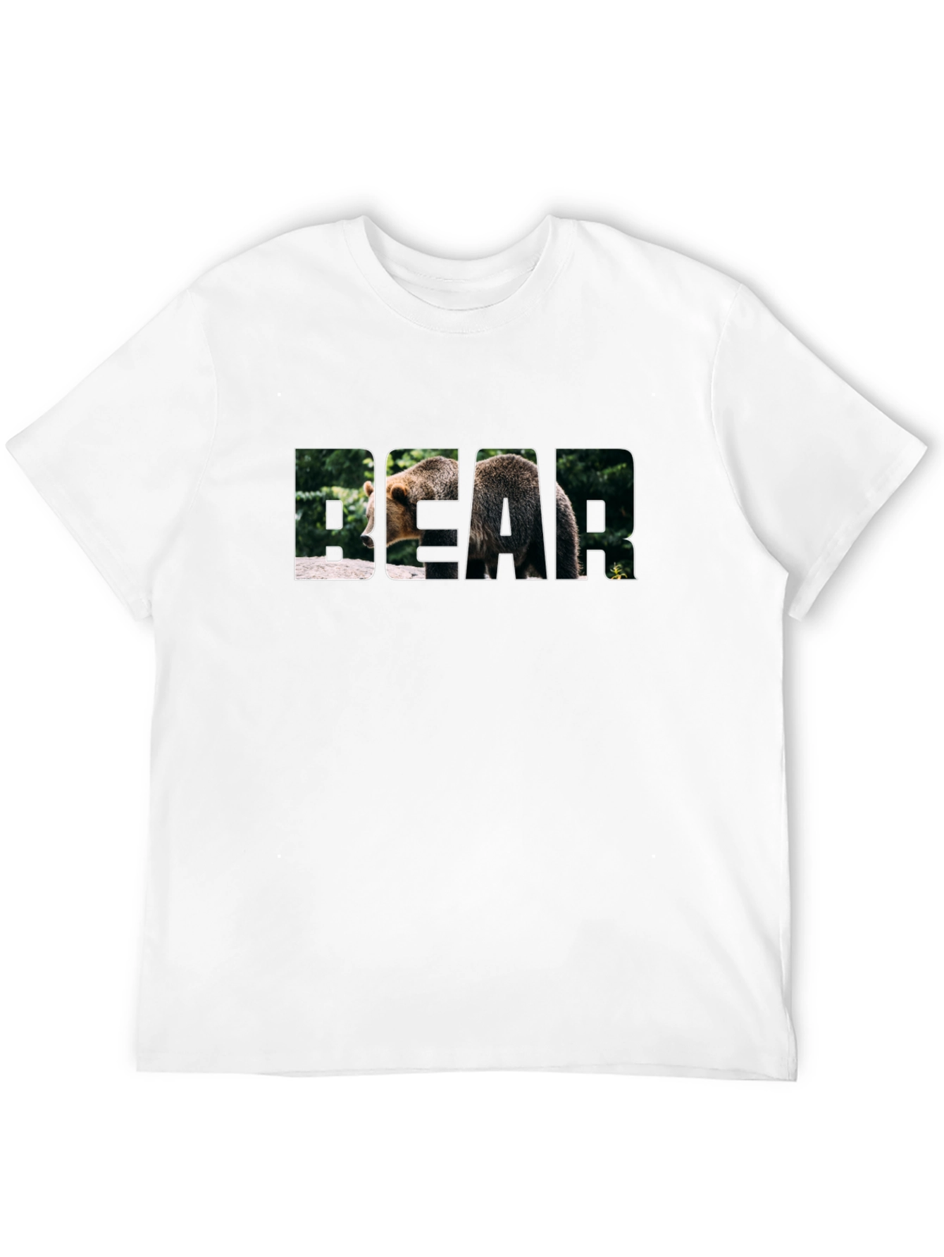 Bear Graphic Black T-Shirt