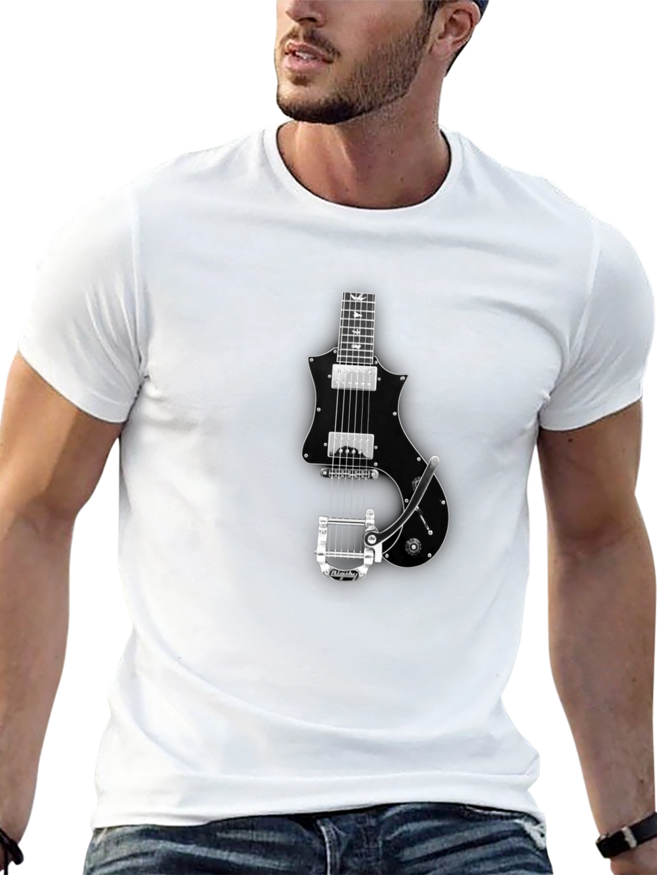 Guitar Graphic Tee - Cool Musician T-Shirt