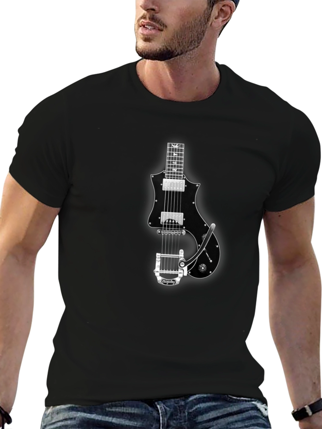 Guitar Graphic Tee - Cool Musician T-Shirt