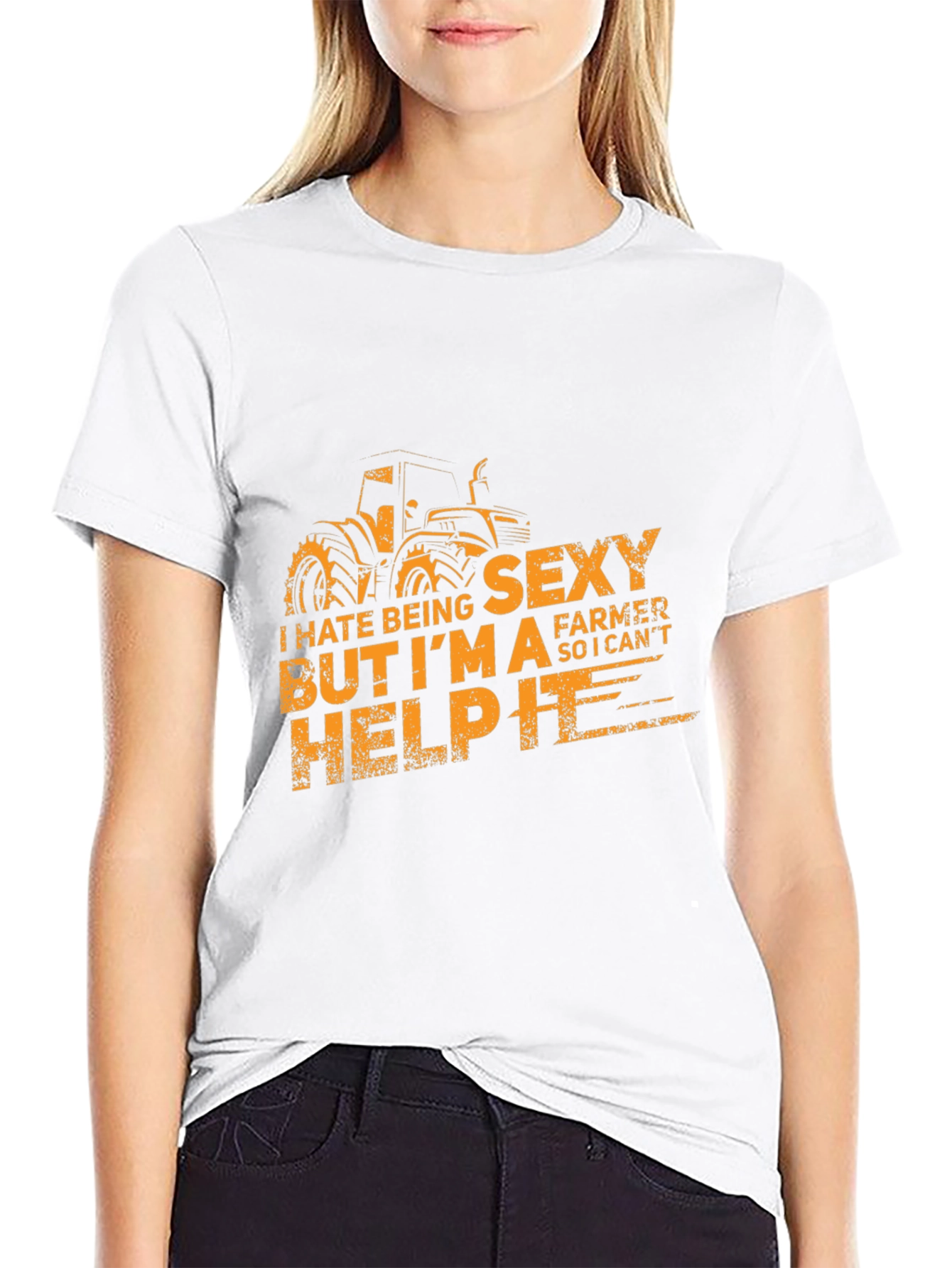 Funny Sexy Farmer T-Shirt I Cant Help It