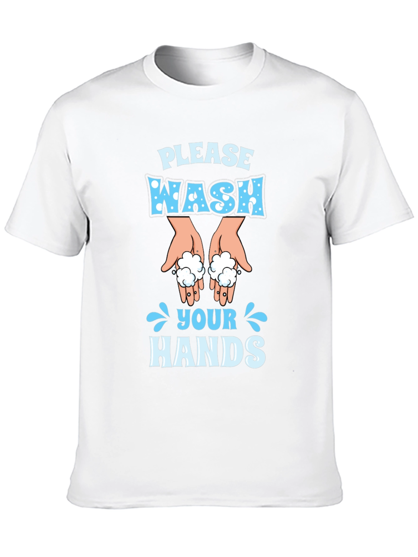 Please Wash Your Hands Novelty T-Shirt