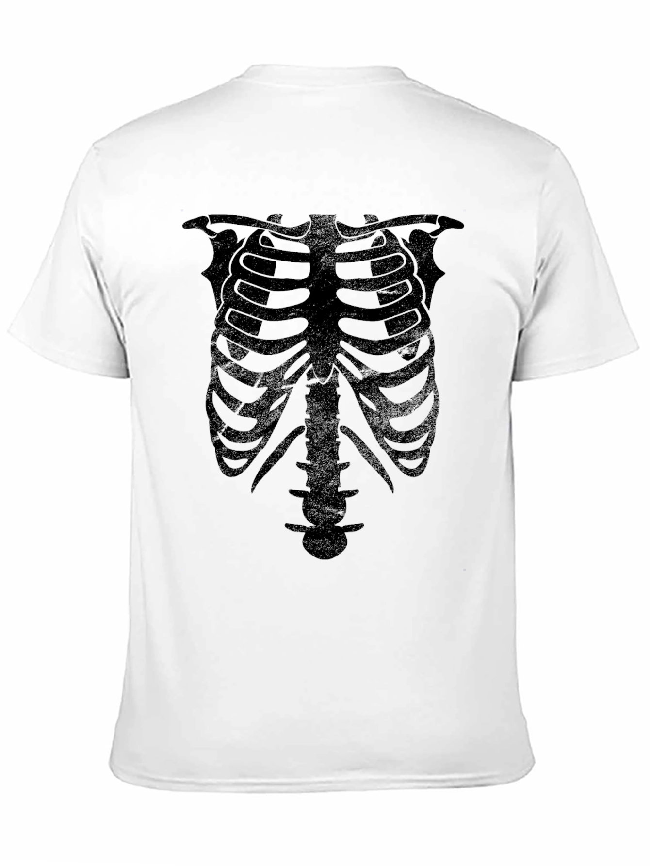 Skeleton Rib Cage Graphic T-Shirt
