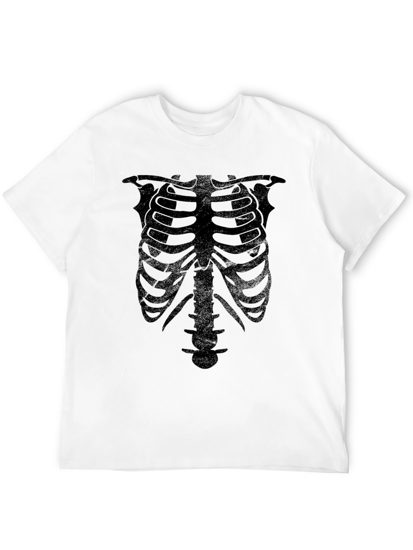 Skeleton Rib Cage Graphic T-Shirt