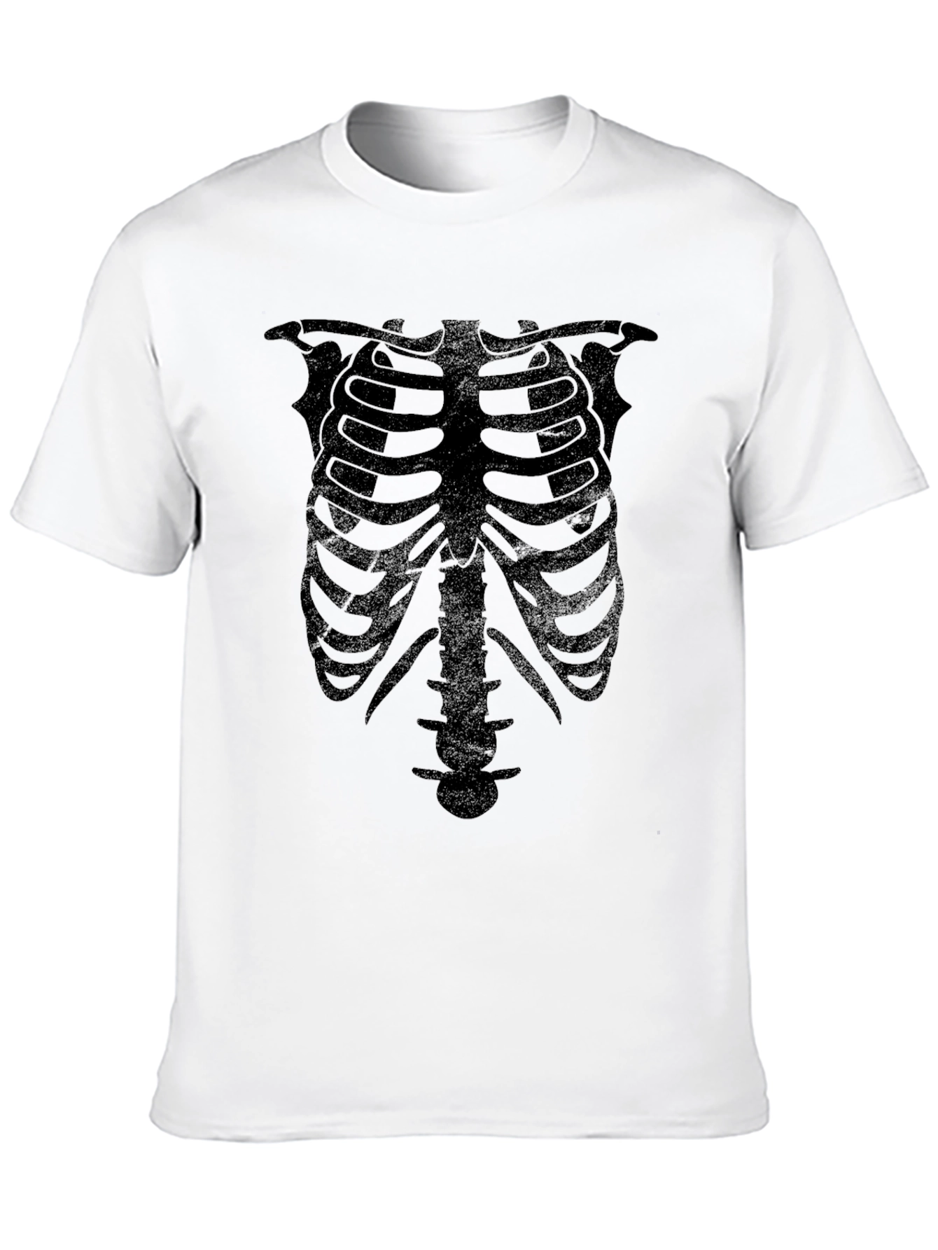 Skeleton Rib Cage Graphic T-Shirt
